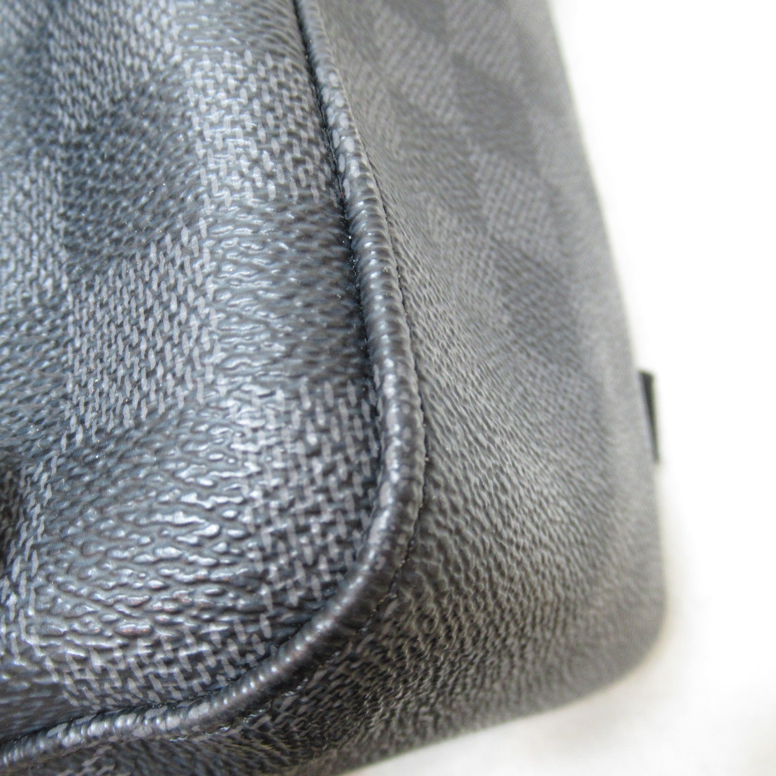 LOUIS VUITTON Damier Graphite Josh Backpack銀扣背包黑色
