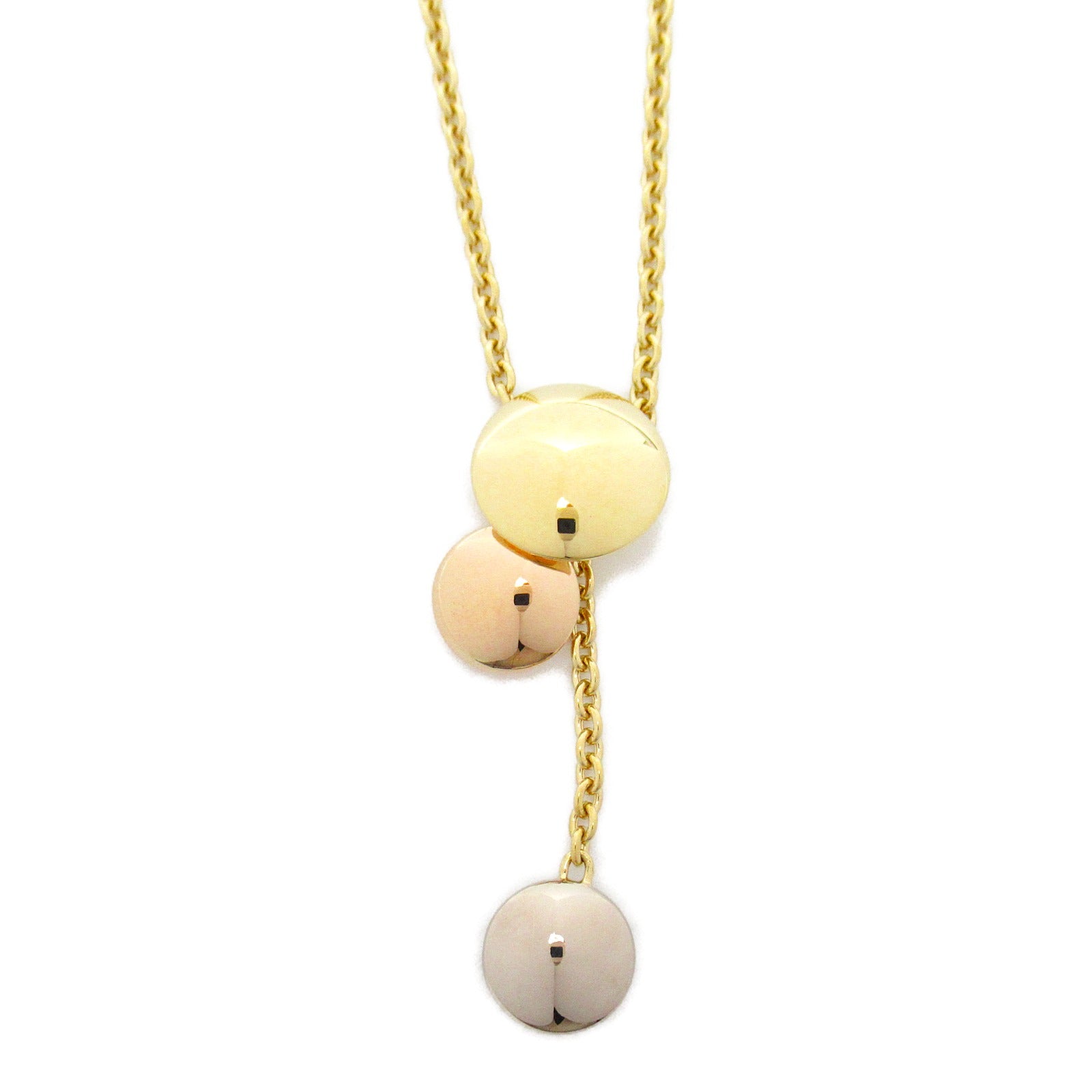 CARTIER 18K黃金/玫瑰金/白金Sweet Trinity項鍊