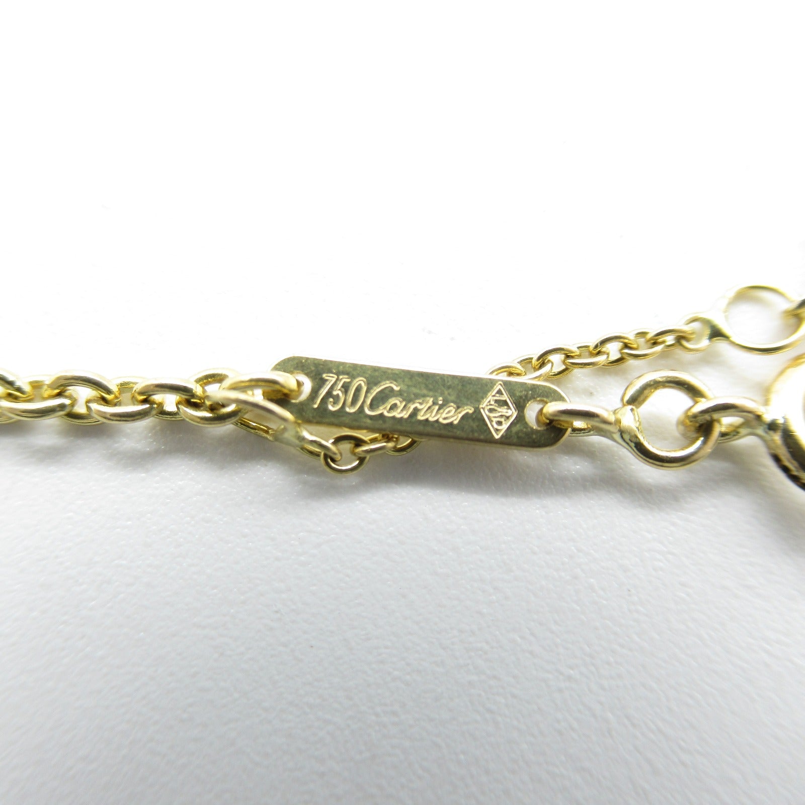 CARTIER 18K白金/黃金Baby Trinity Necklace項鍊#42cm