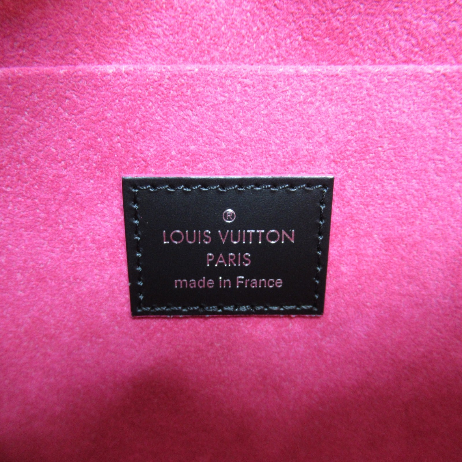LOUIS VUITTON 【激減優惠】Epi Pochette Felicie銀扣鏈帶肩背袋黑色/粉紅色