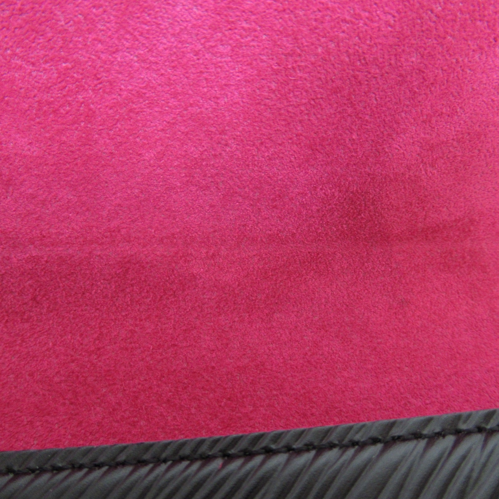 LOUIS VUITTON 【激減優惠】Epi Pochette Felicie銀扣鏈帶肩背袋黑色/粉紅色