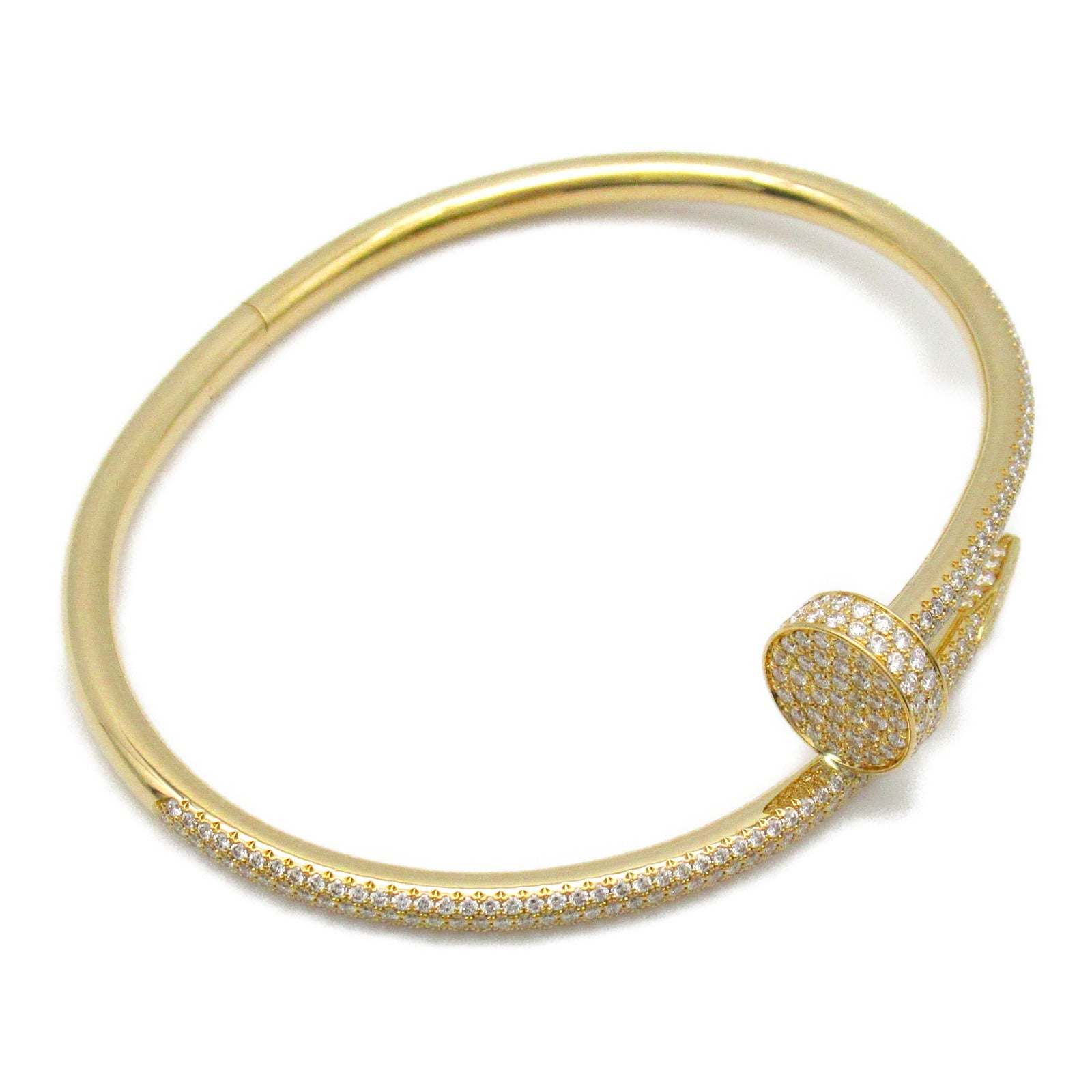 CARTIER 【激減優惠】18K黃金Just Ankle Bangle鑽石手鐲