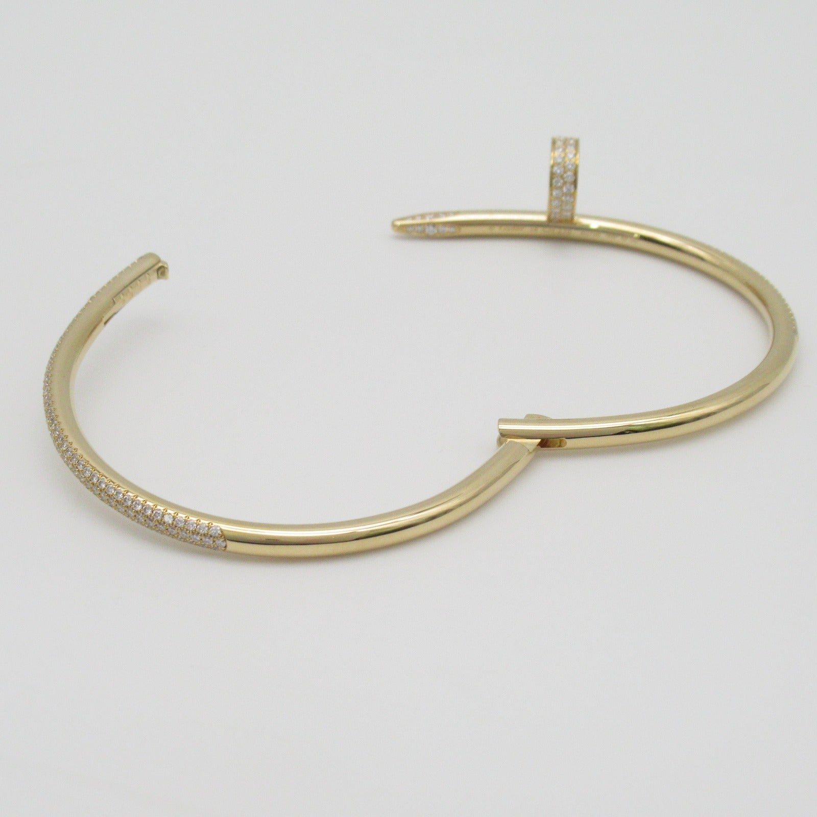CARTIER 【激減優惠】18K黃金Just Ankle Bangle鑽石手鐲
