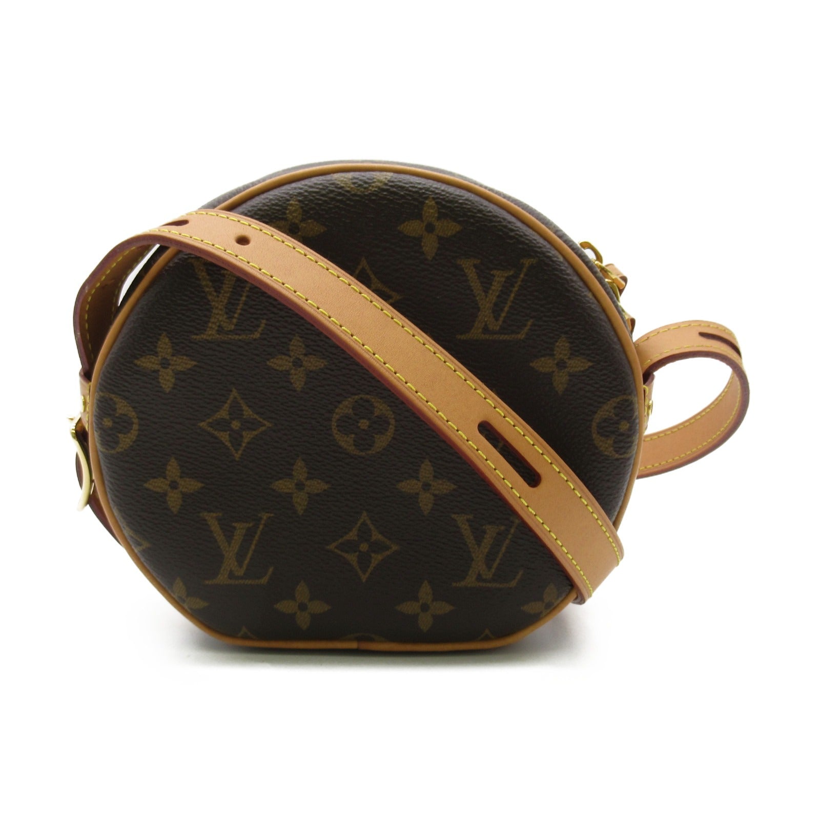 LOUIS VUITTON Monogram Boite Chapeau Souple PM Shoulder Bag金扣肩背袋啡色