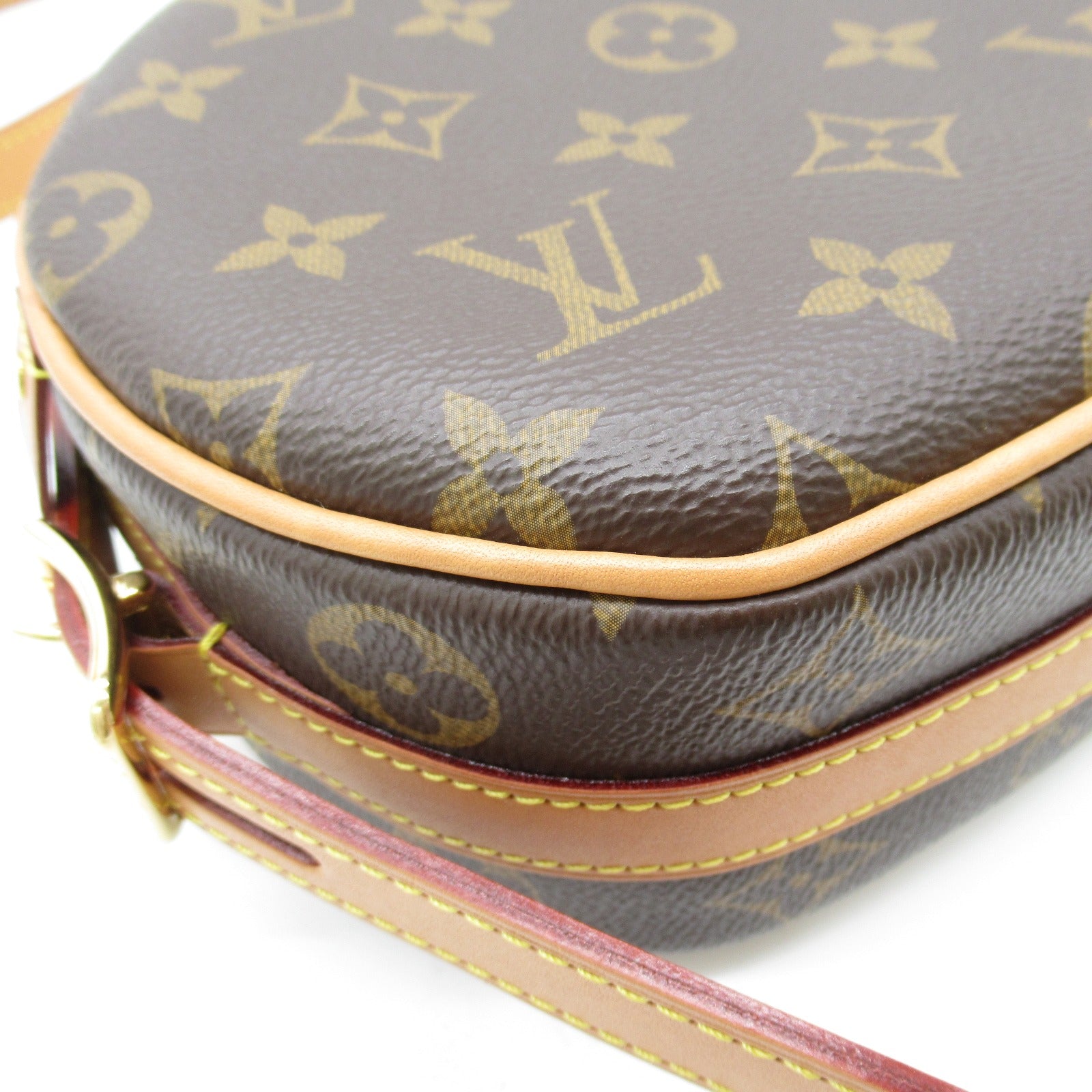 LOUIS VUITTON Monogram Boite Chapeau Souple PM Shoulder Bag金扣肩背袋啡色