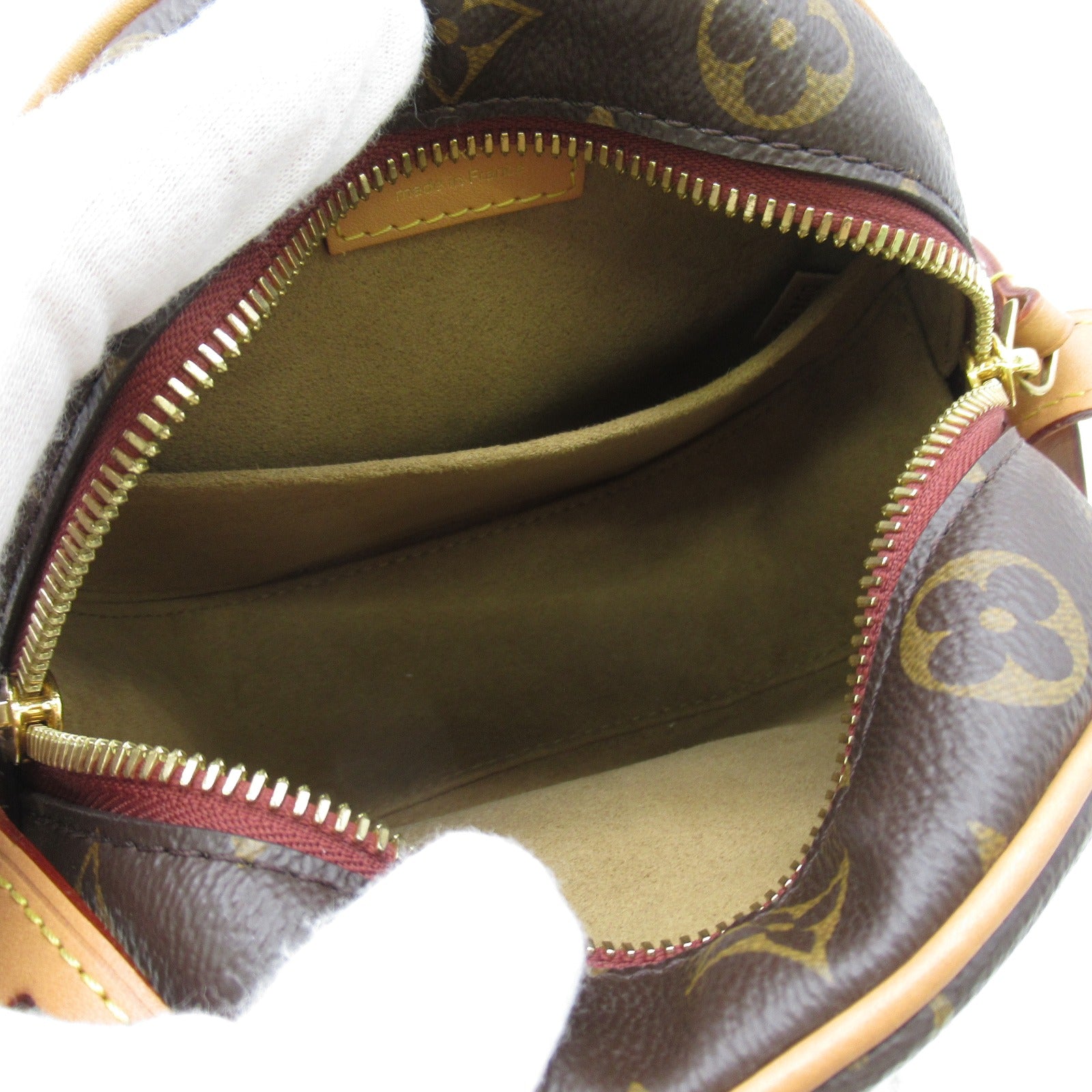 LOUIS VUITTON Monogram Boite Chapeau Souple PM Shoulder Bag金扣肩背袋啡色