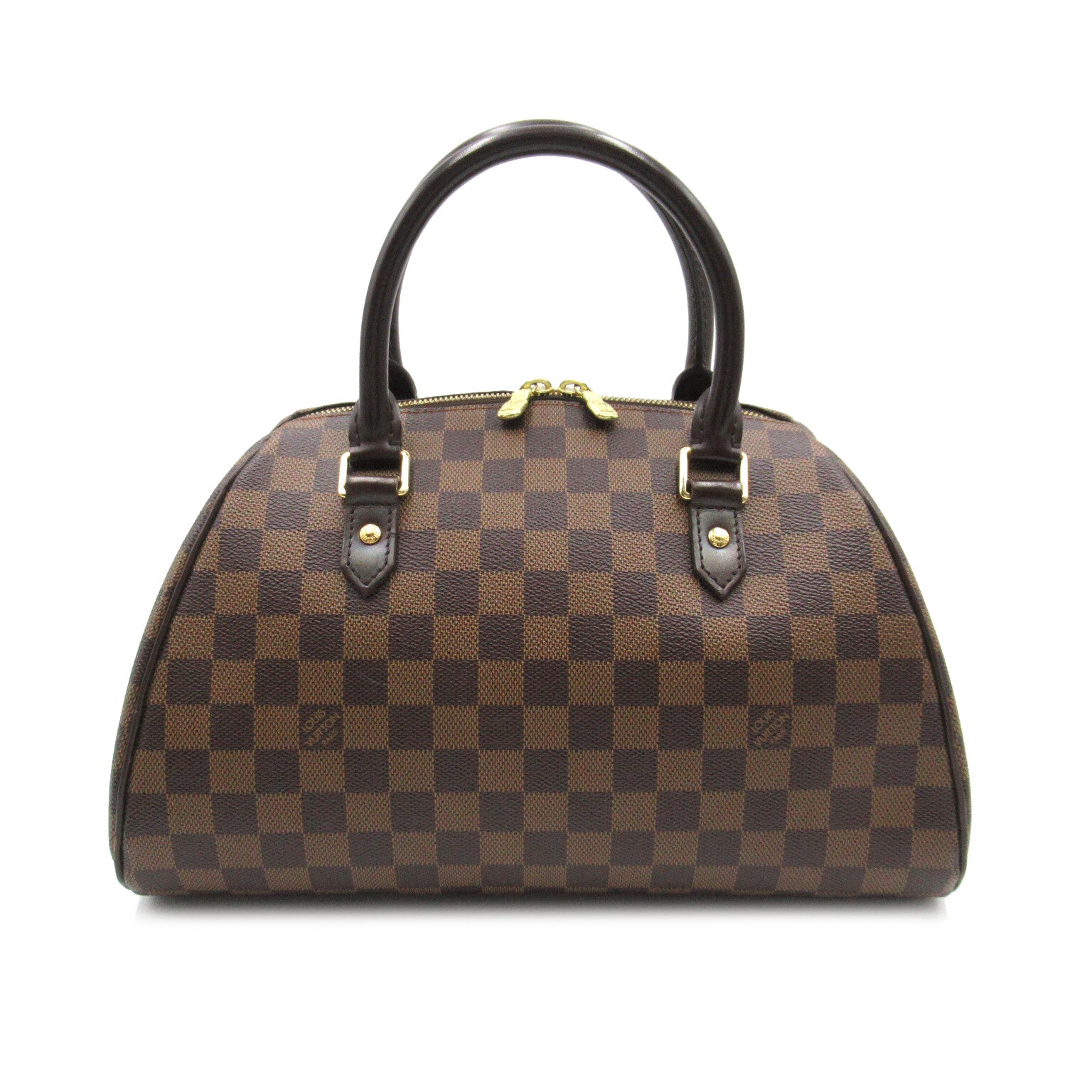 LOUIS VUITTON **【激減優惠】Damier Ribera MM金扣手挽袋啡色