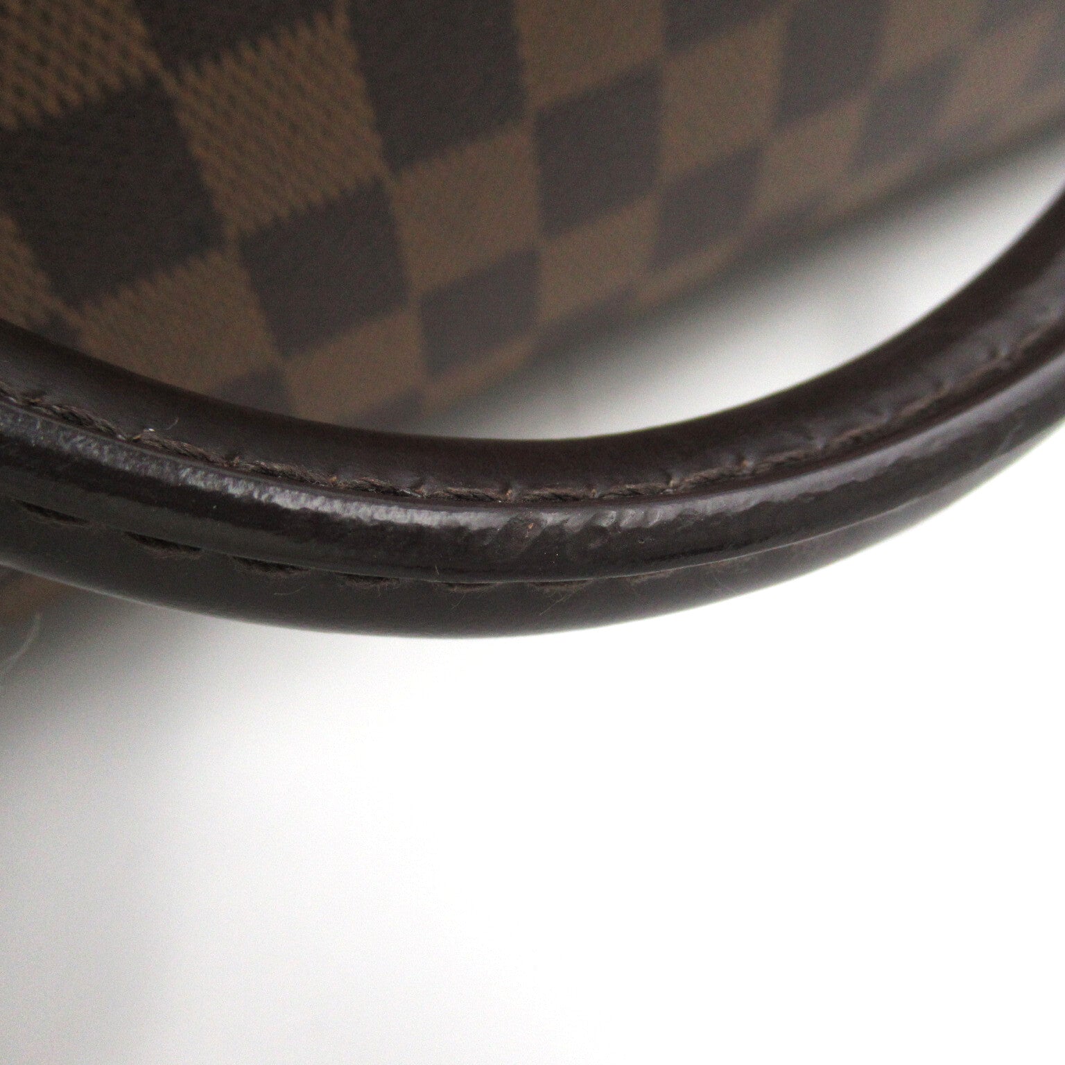 LOUIS VUITTON **【激減優惠】Damier Ribera MM金扣手挽袋啡色