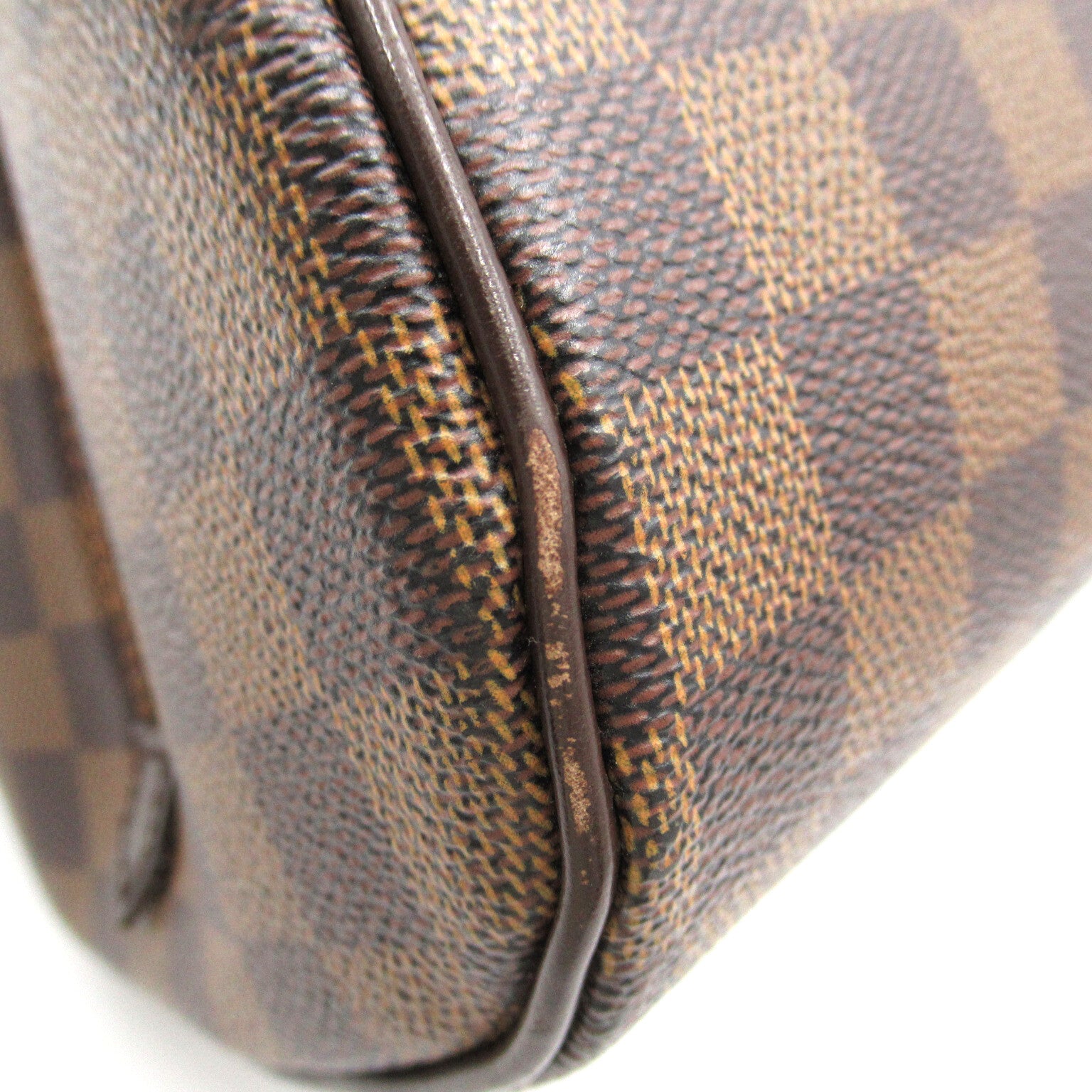LOUIS VUITTON **【激減優惠】Damier Ribera MM金扣手挽袋啡色