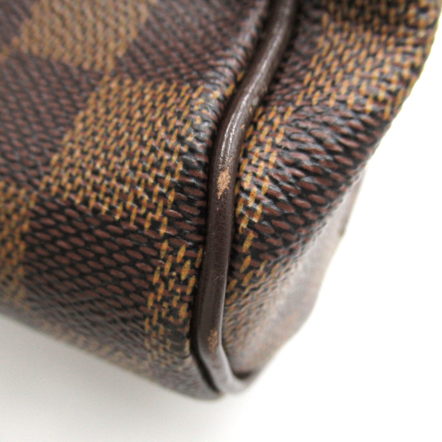 LOUIS VUITTON **【激減優惠】Damier Ribera MM金扣手挽袋啡色