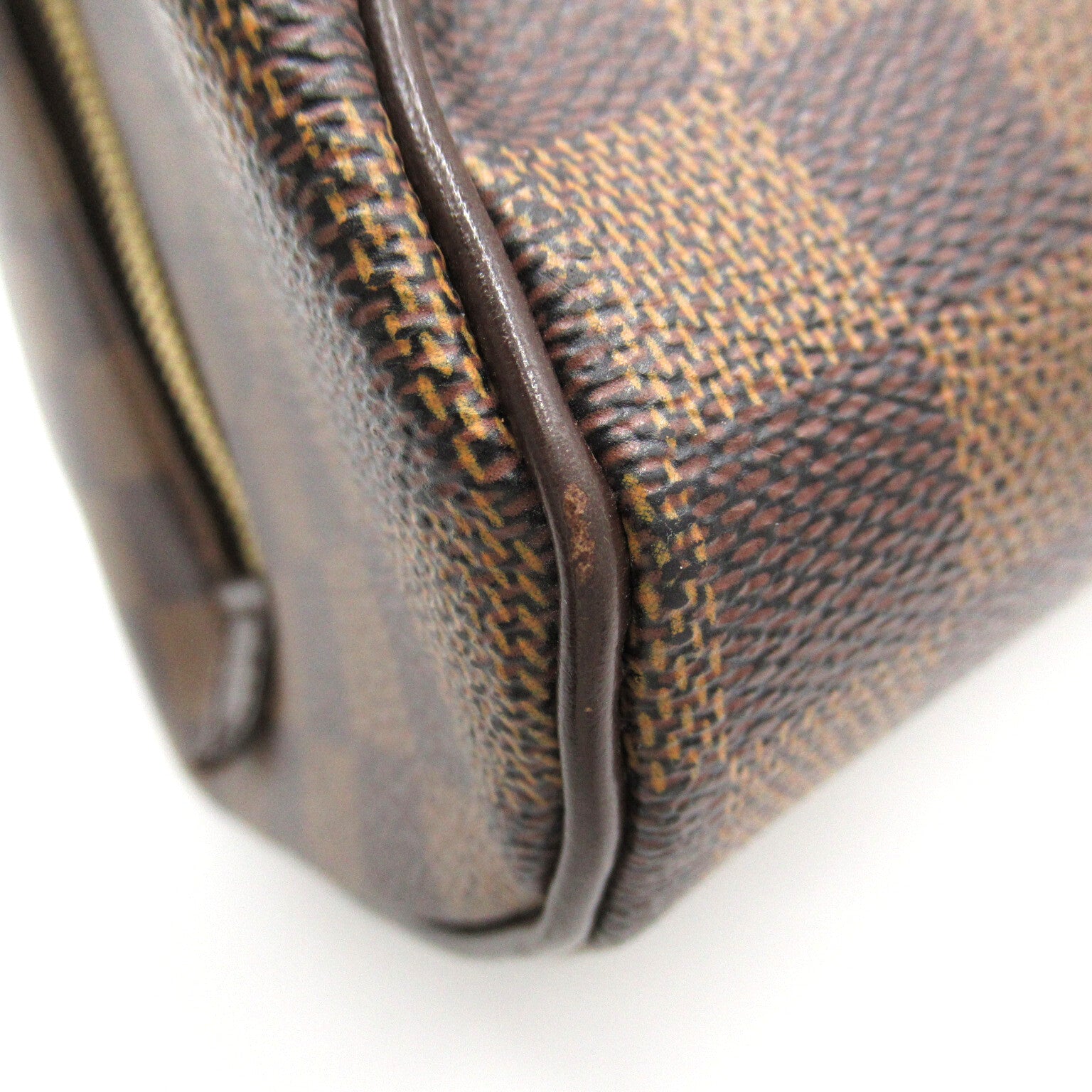 LOUIS VUITTON **【激減優惠】Damier Ribera MM金扣手挽袋啡色