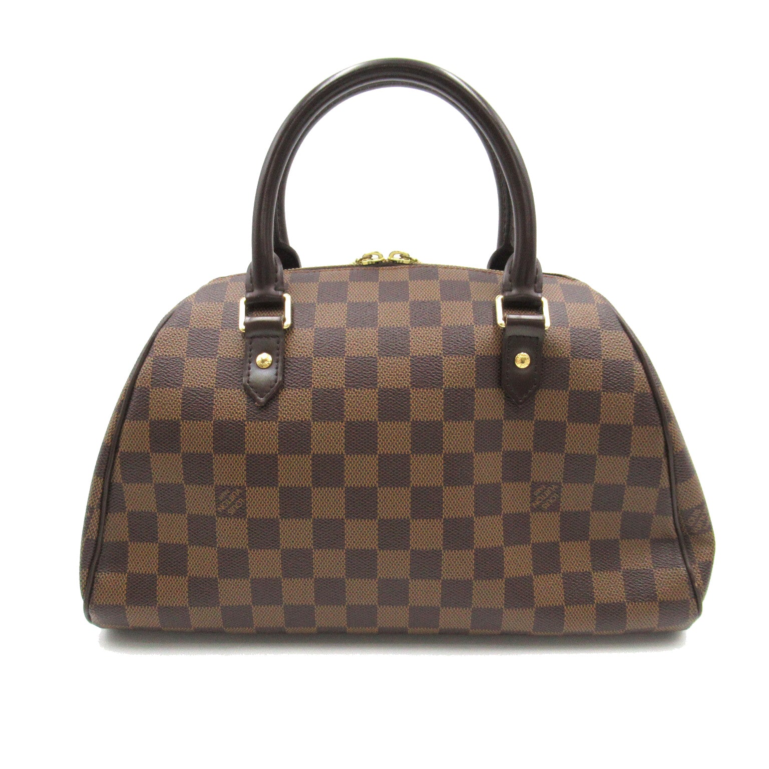 LOUIS VUITTON **【激減優惠】Damier Ribera MM金扣手挽袋啡色