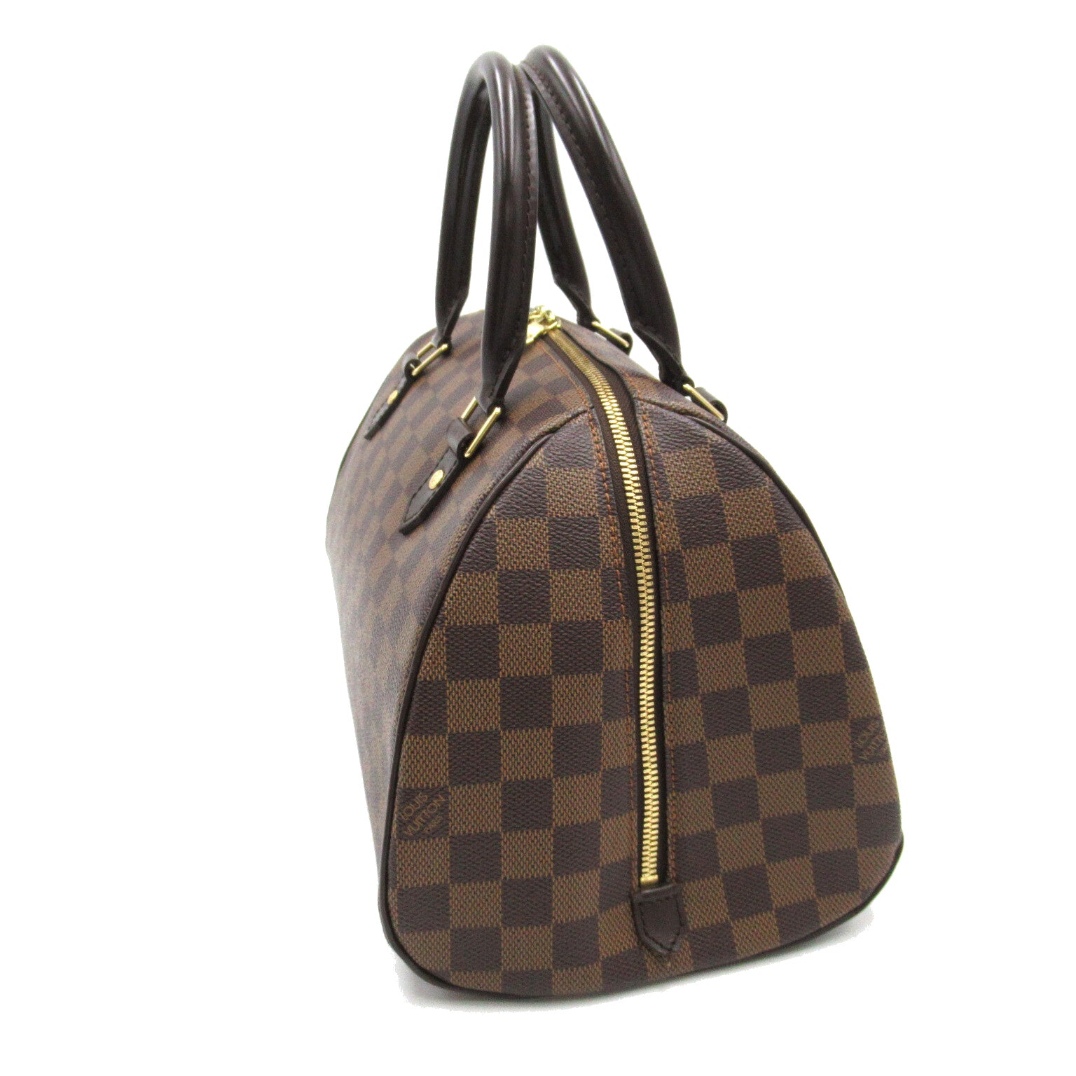 LOUIS VUITTON **【激減優惠】Damier Ribera MM金扣手挽袋啡色
