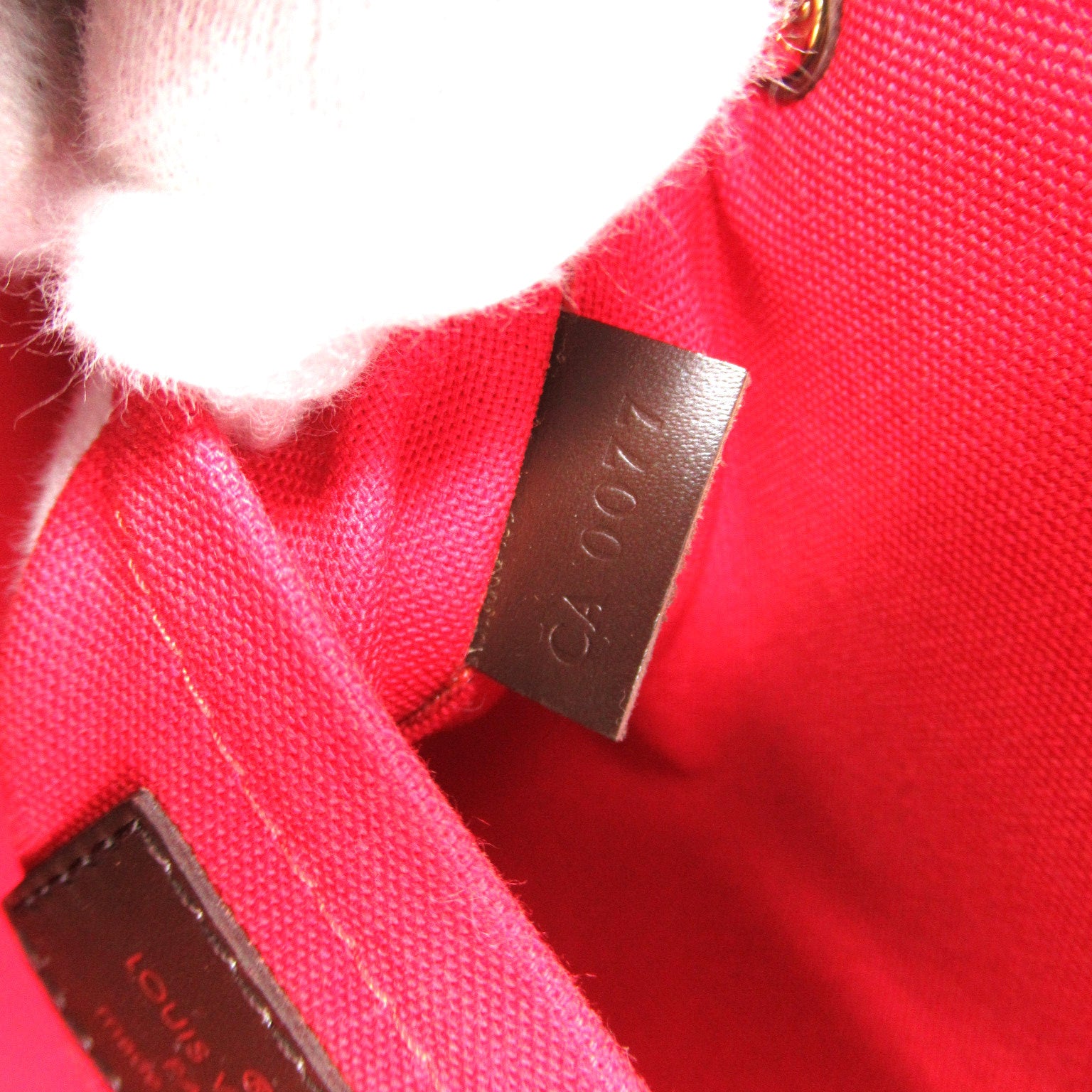 LOUIS VUITTON **【激減優惠】Damier Ribera MM金扣手挽袋啡色
