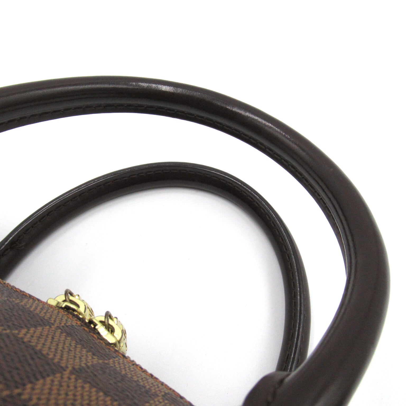 LOUIS VUITTON **【激減優惠】Damier Ribera MM金扣手挽袋啡色