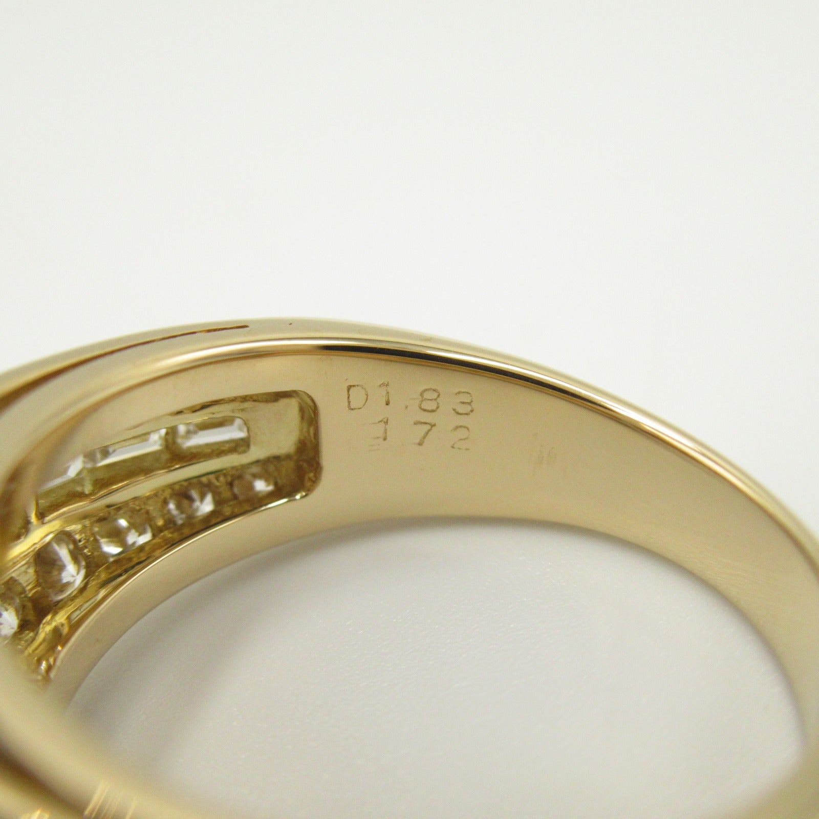 JEWELRY 18K黃金Sapphire Ring 1.72ct藍寶石/1.83ct鑽石戒指US#4.75