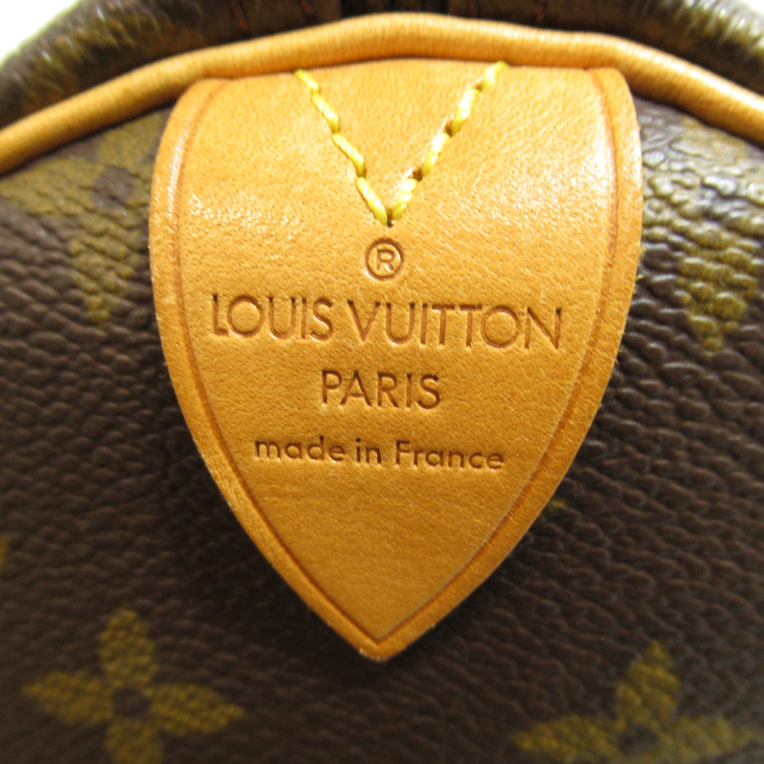 LOUIS VUITTON Monogram Speedy 30金扣手挽袋啡色