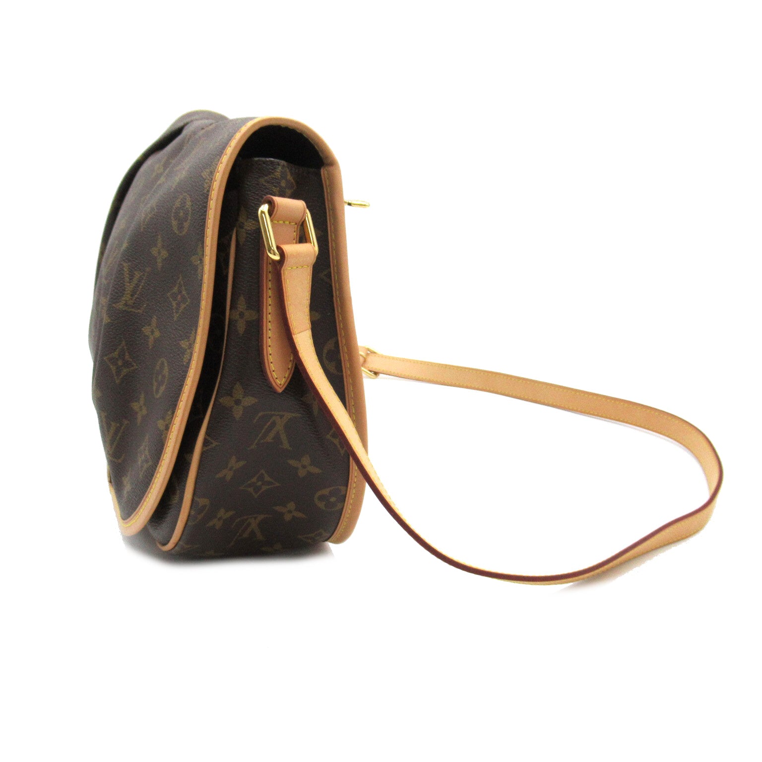 LOUIS VUITTON Monogram Menilmontant MM Shoulder Bag金扣肩背袋啡色