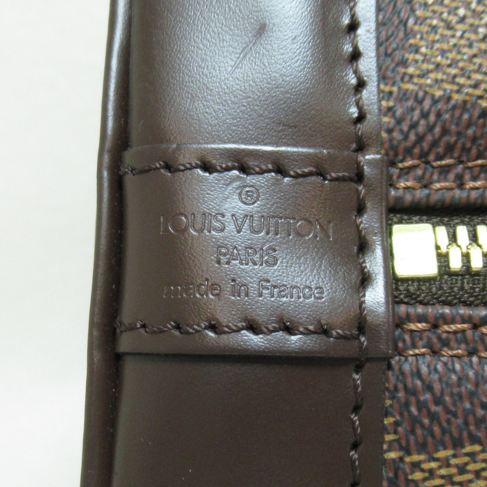 LOUIS VUITTON Damier Alma PM手挽袋啡色