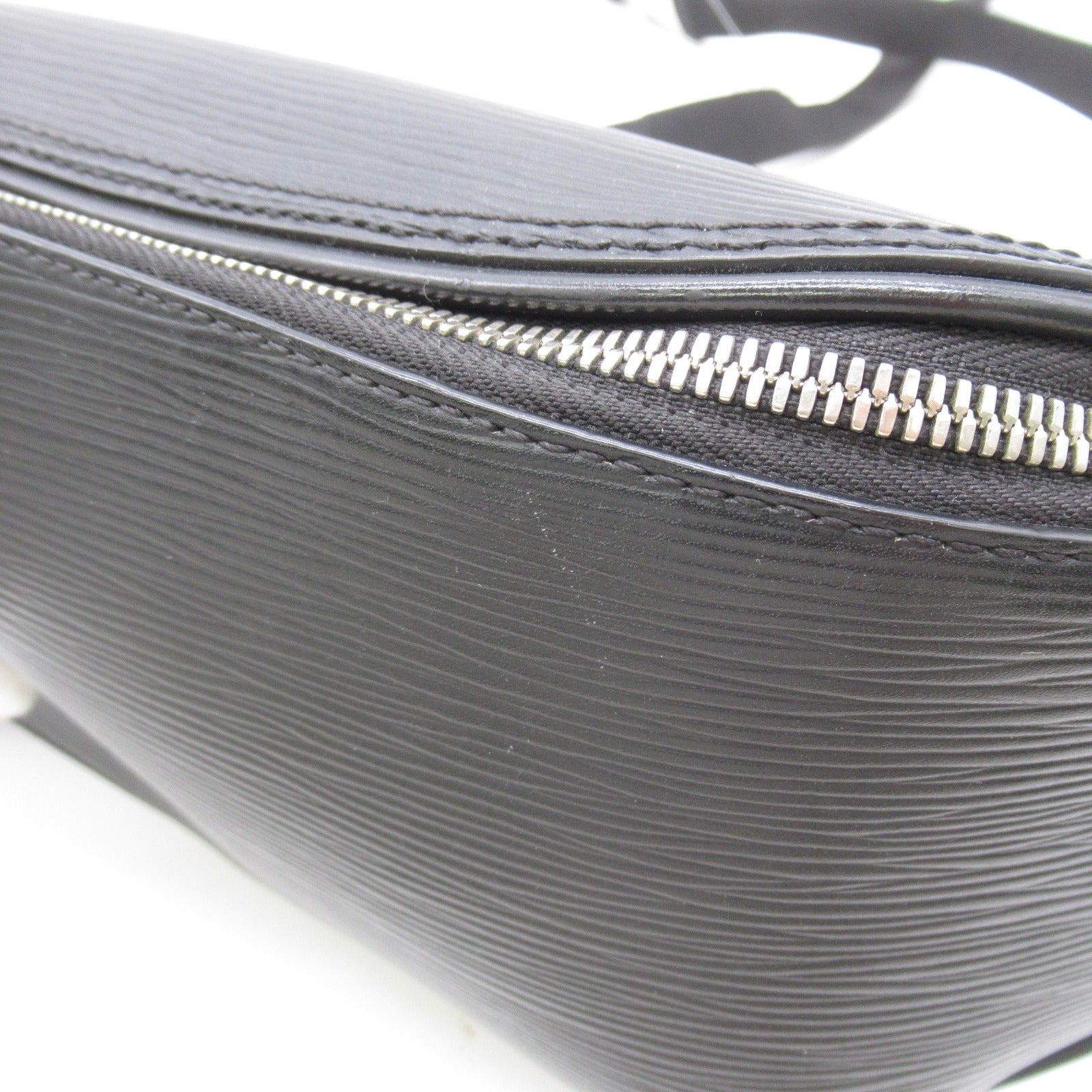 LOUIS VUITTON Epi Circle Bum Shoulder Bag銀扣腰包黑色