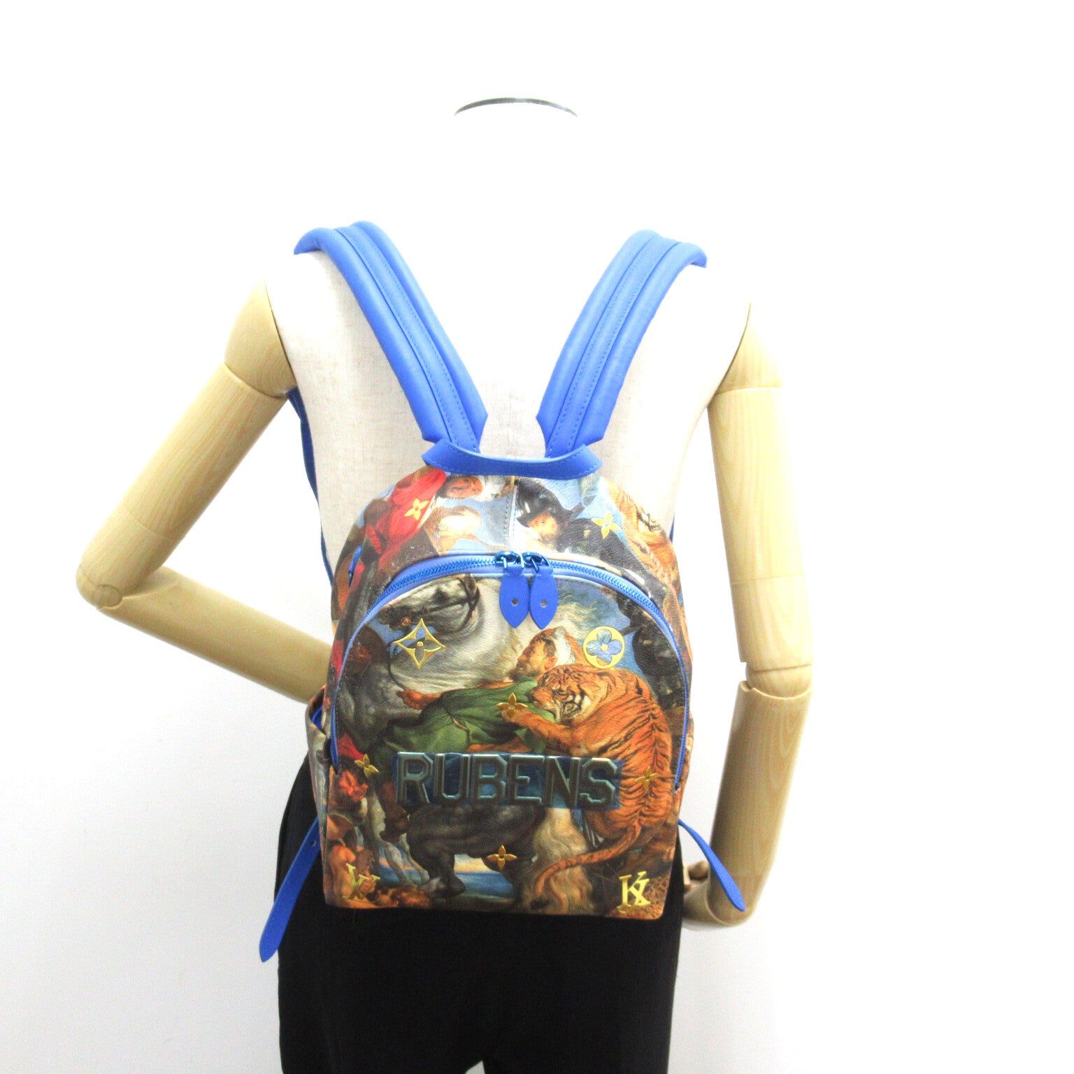 LOUIS VUITTON **【激減優惠】Masters collection Rubens Palm Springs Backpack背包藍色/棕色