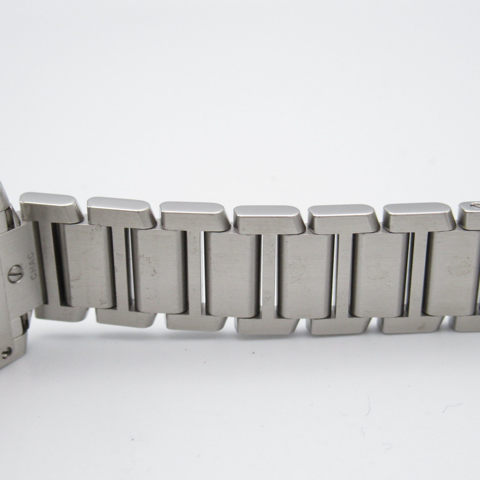 CARTIER Tank Francais不鏽鋼手錶石英機芯米白色