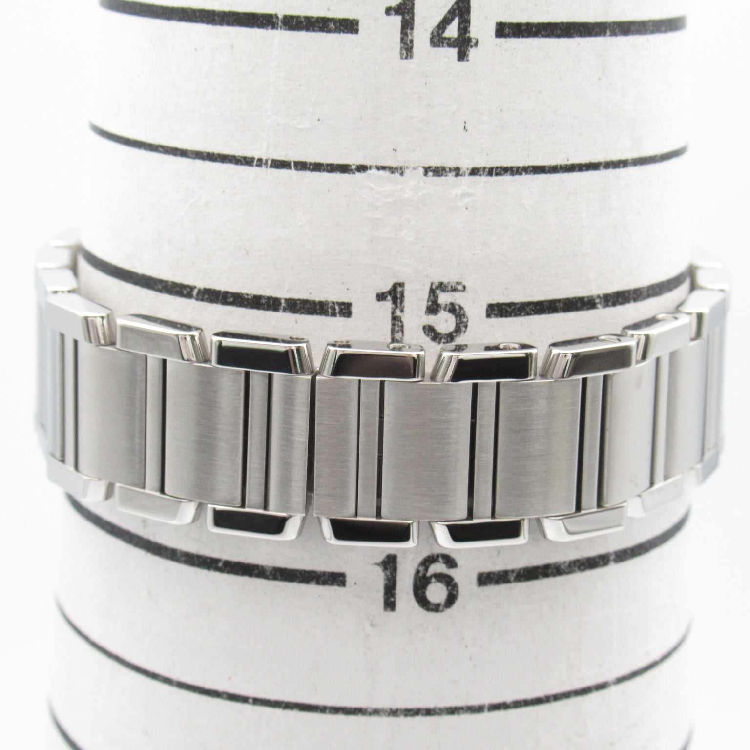 CARTIER Tank Francais不鏽鋼手錶石英機芯米白色