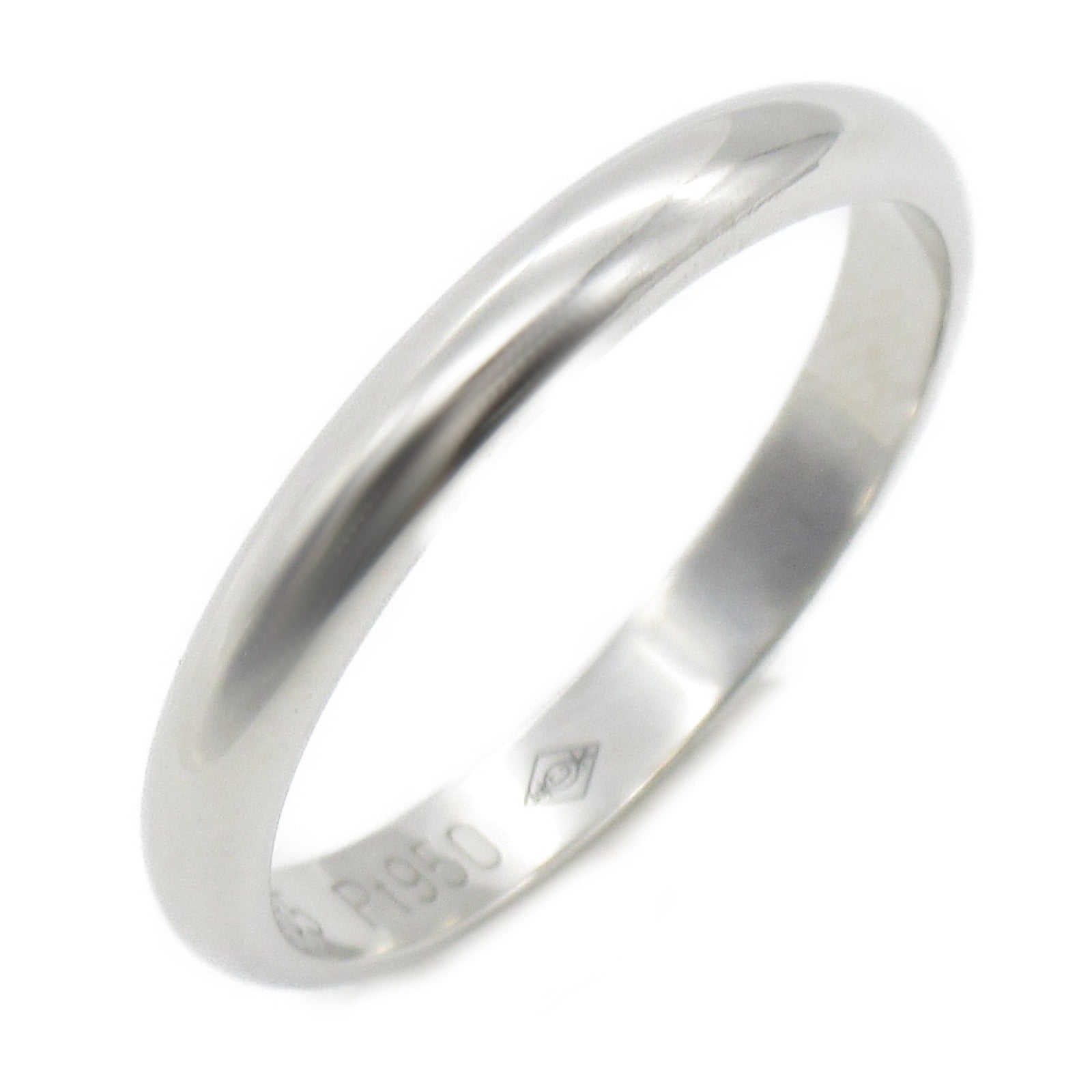 CARTIER PT950鉑金1895 Wedding Ring戒指Cartier#49/US#5