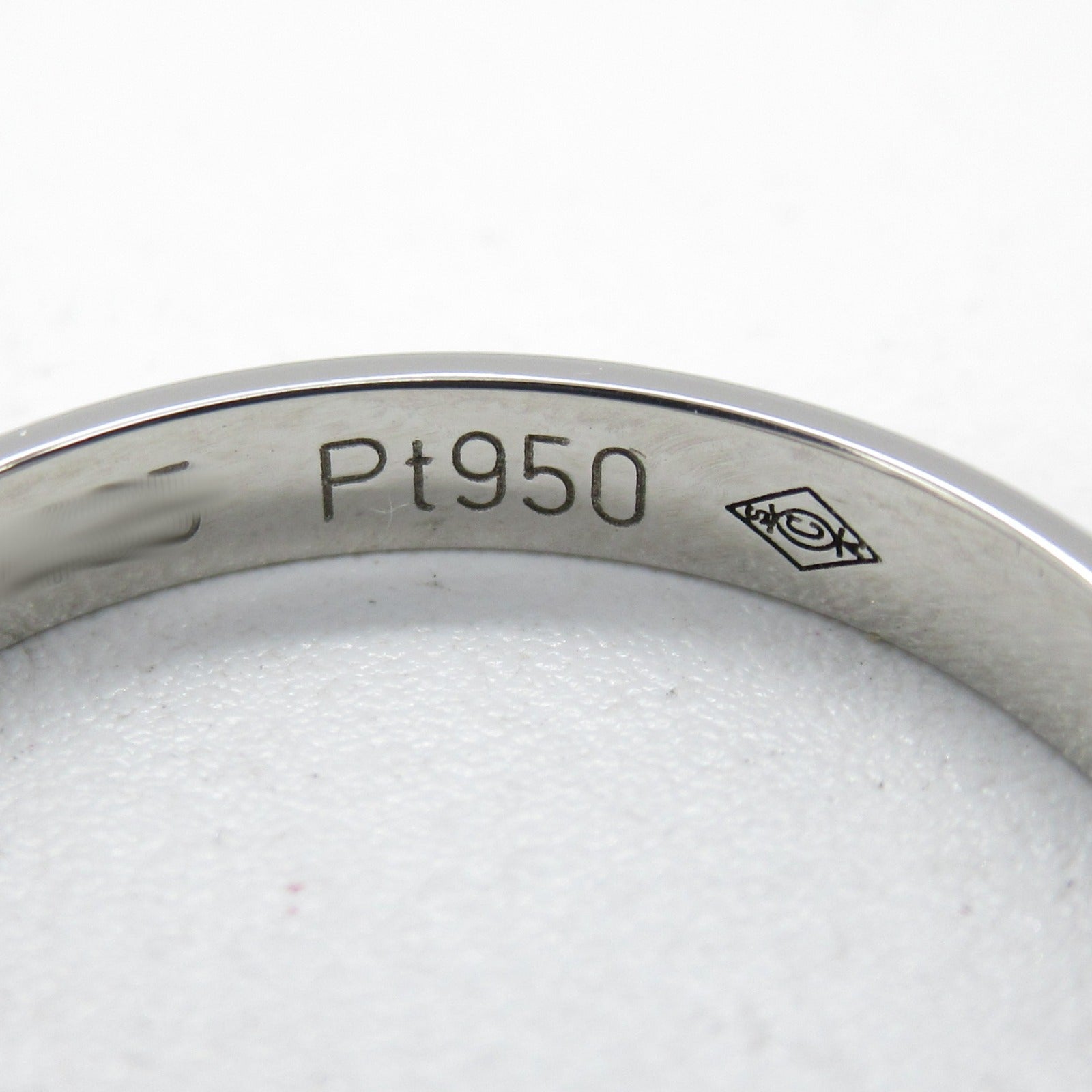 CARTIER PT950鉑金1895 Wedding Ring戒指Cartier#49/US#5
