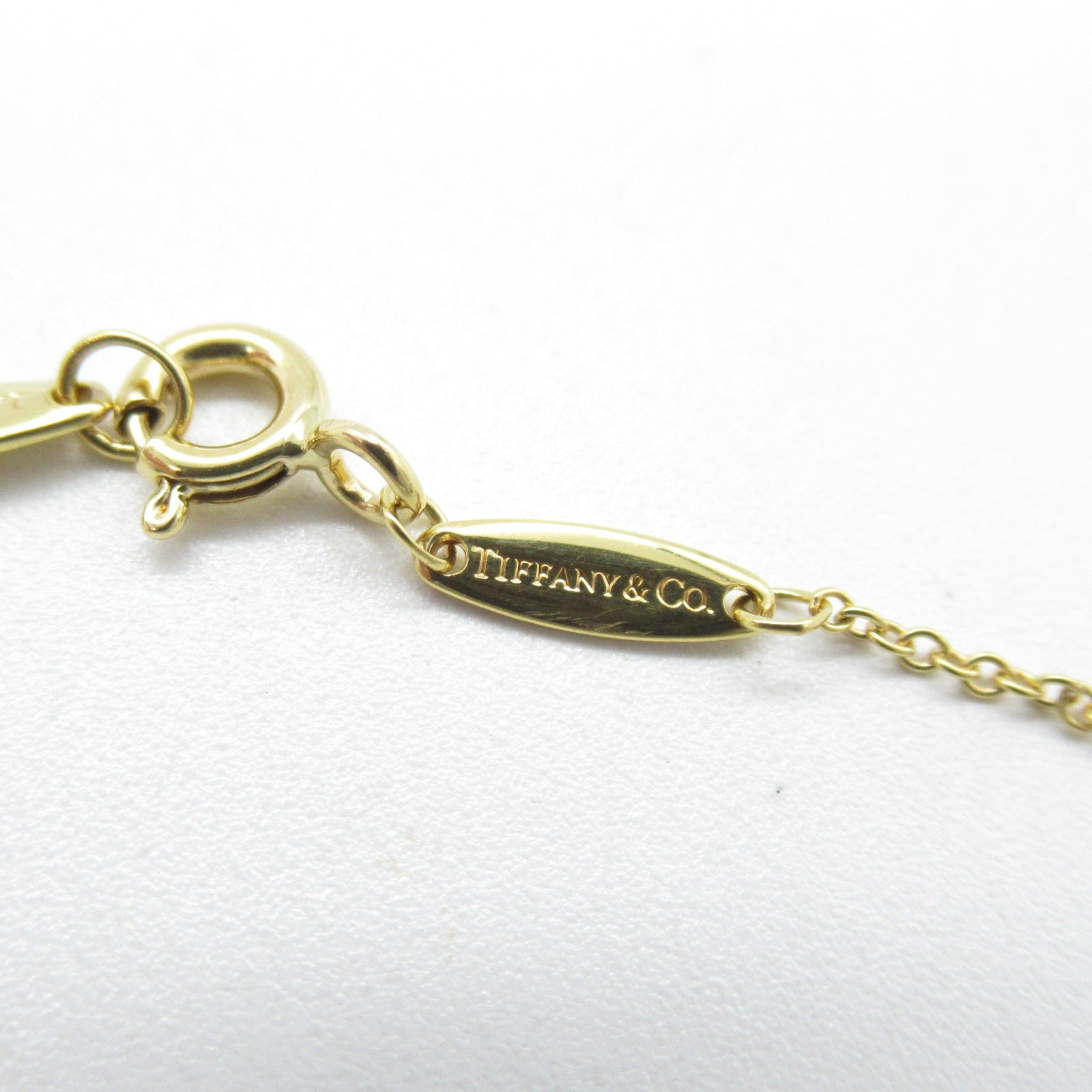 TIFFANY＆CO 【激減優惠】18K黃金By the Yard Diamond Necklace 0.28ct鑽石項鍊