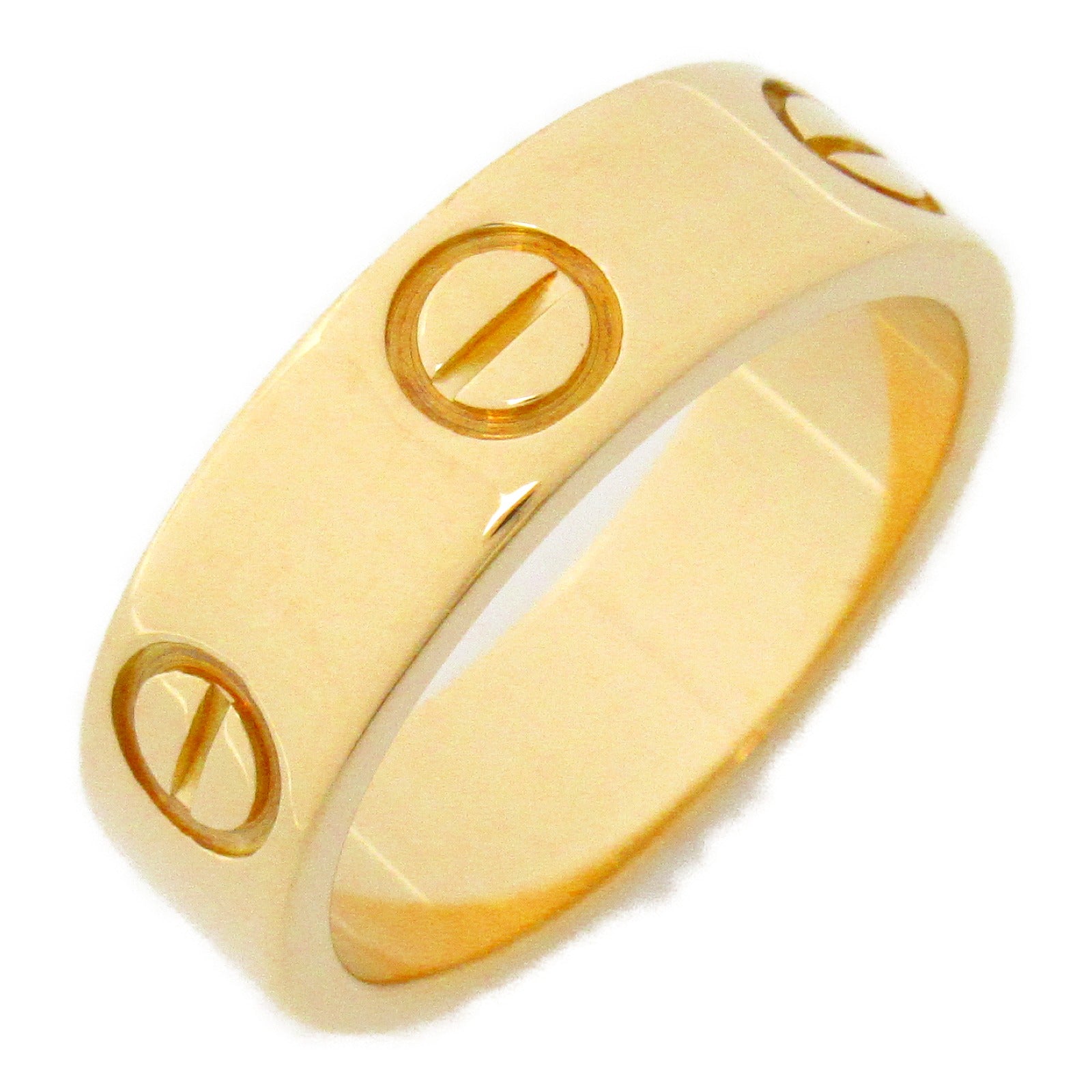CARTIER 18K黃金Love Ring戒指US#4.75/Cartier#49