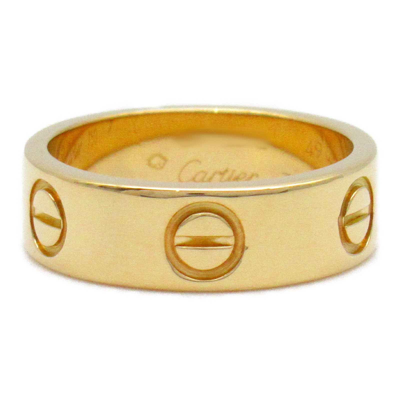 CARTIER 18K黃金Love Ring戒指US#4.75/Cartier#49