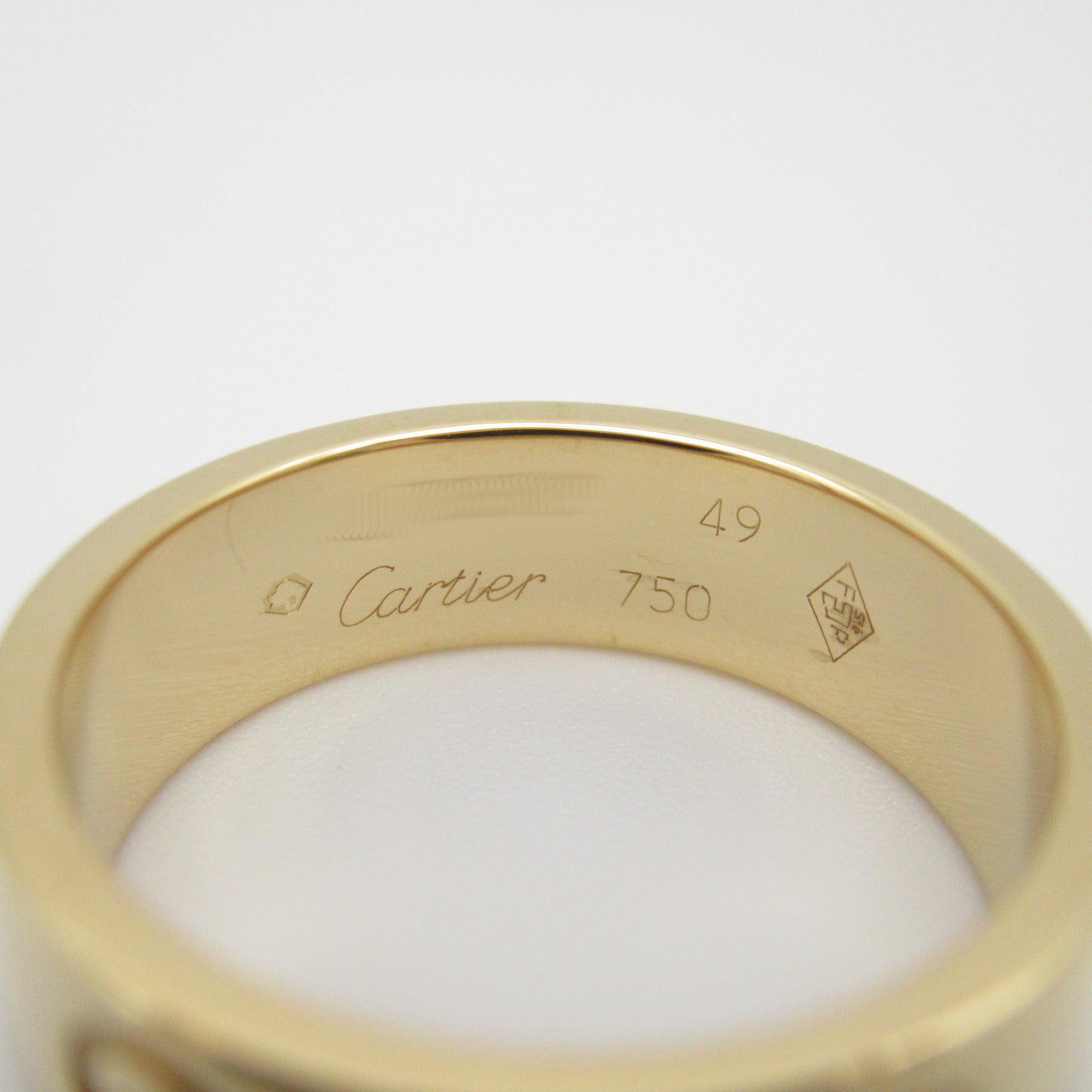 CARTIER 18K黃金Love Ring戒指US#4.75/Cartier#49