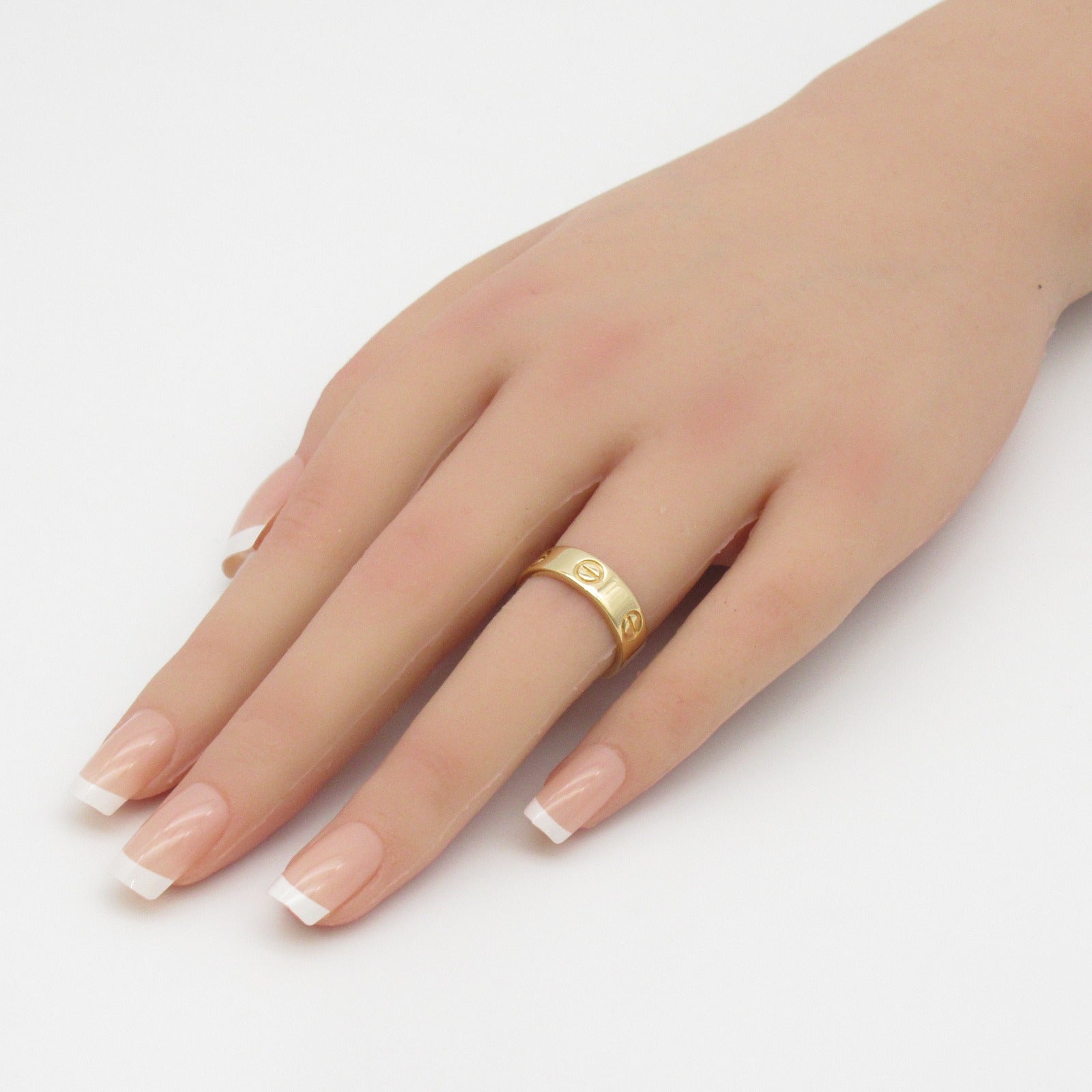 CARTIER 18K黃金Love Ring戒指US#4.75/Cartier#49