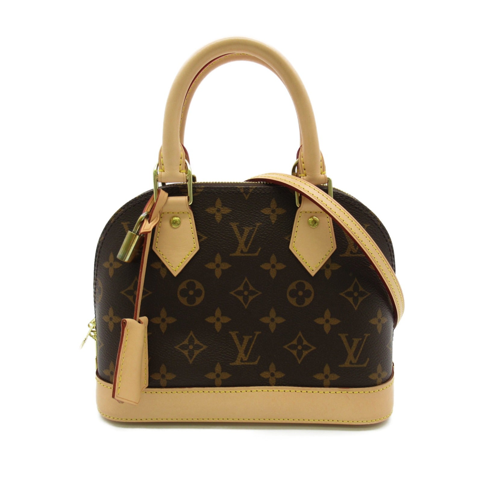 LOUIS VUITTON Monogram Alma BB手挽肩背兩用袋啡色