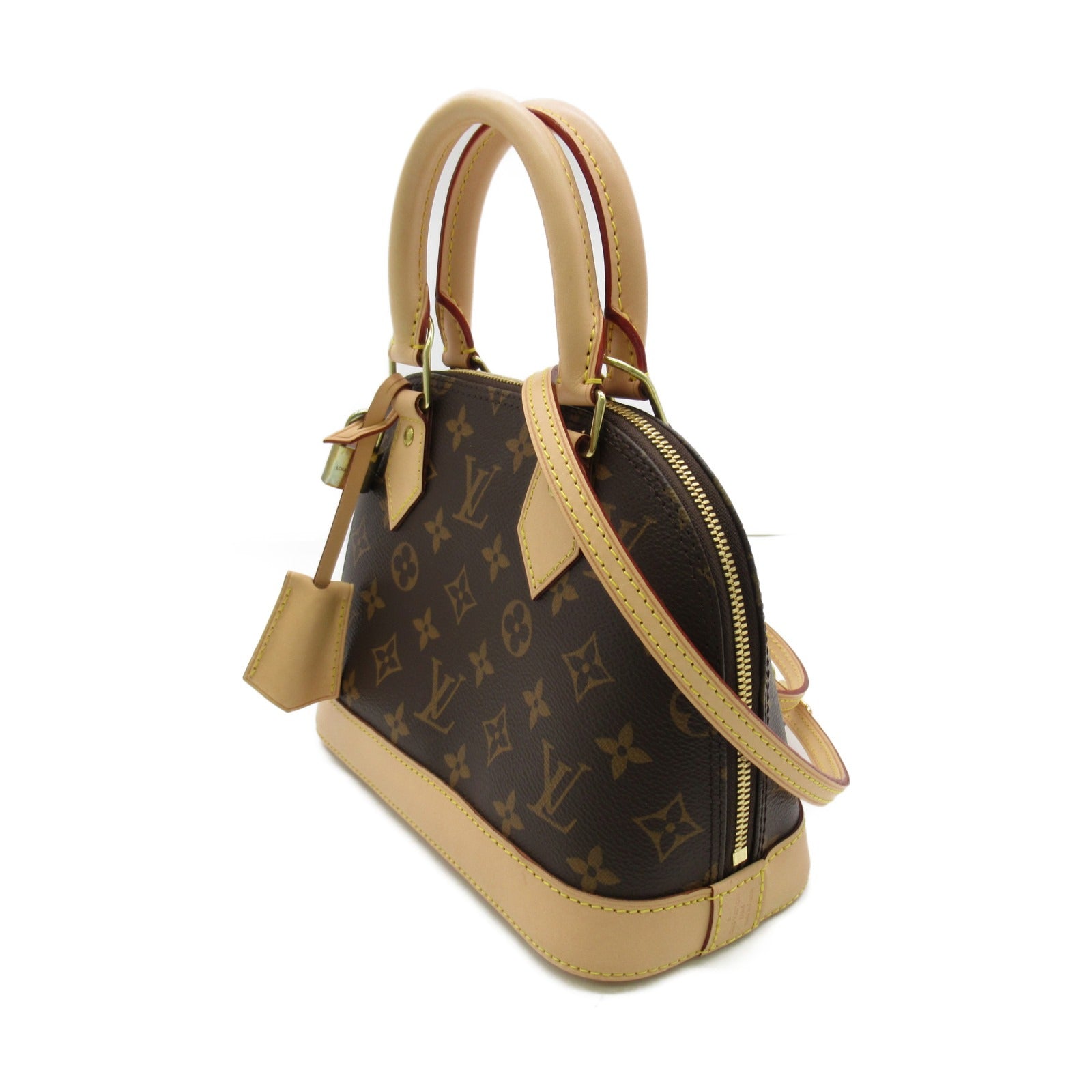 LOUIS VUITTON Monogram Alma BB手挽肩背兩用袋啡色