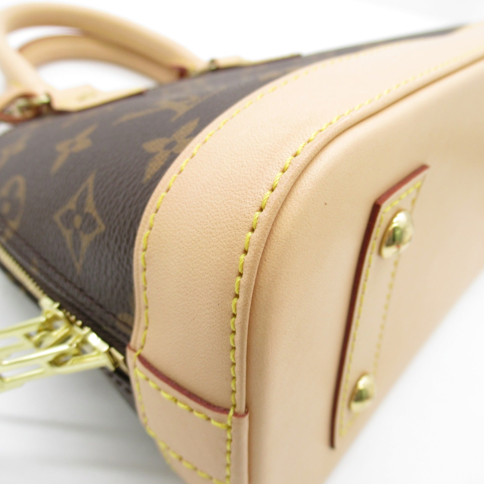 LOUIS VUITTON Monogram Alma BB手挽肩背兩用袋啡色