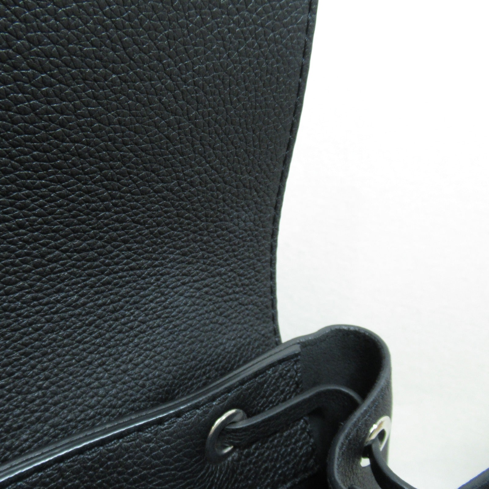 LOUIS VUITTON 【激減優惠】Taurillon Leather Lockme Backpack銀扣背包黑色