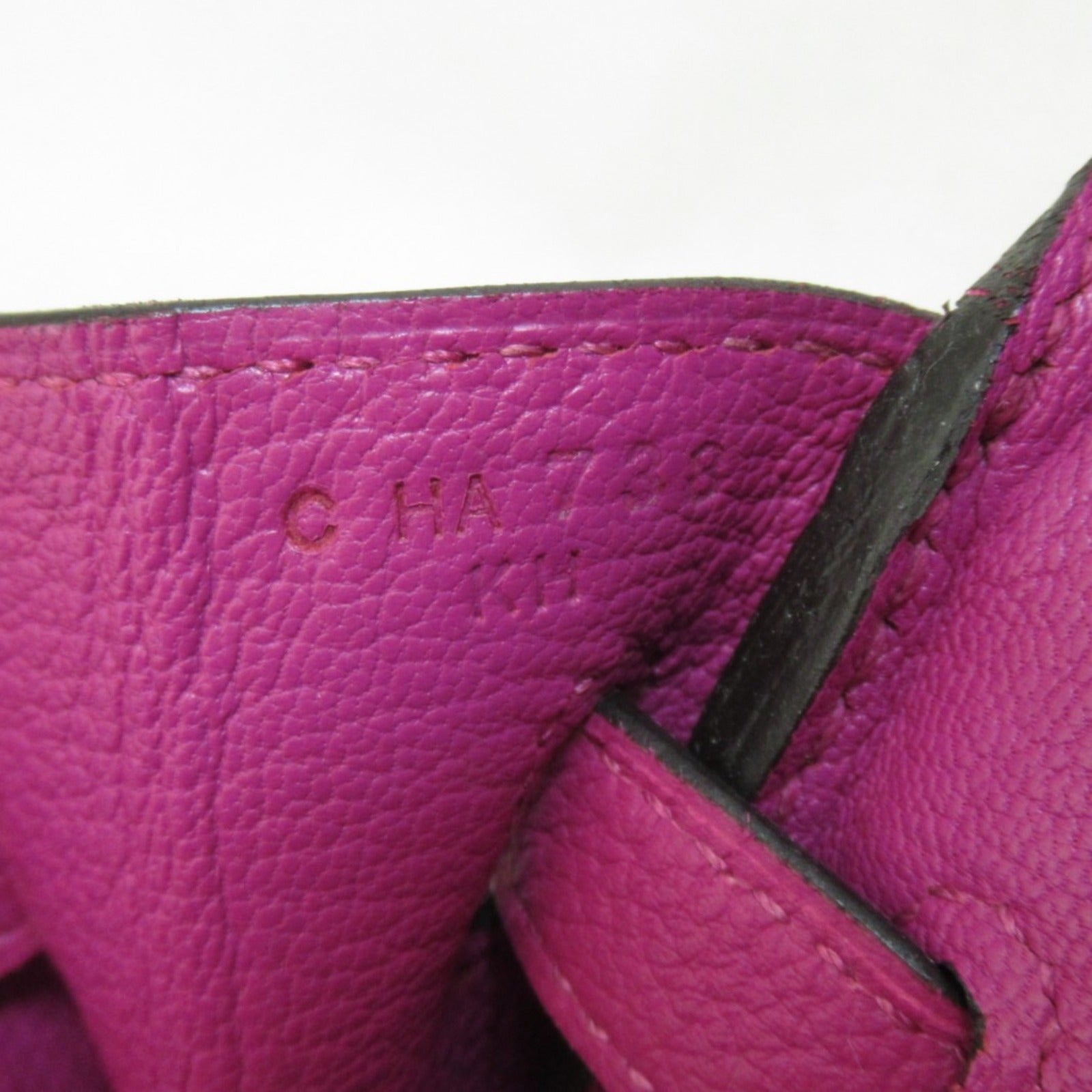 HERMES Togo皮革Birkin 25銀扣手挽袋Rose Pourpre玫瑰紫色