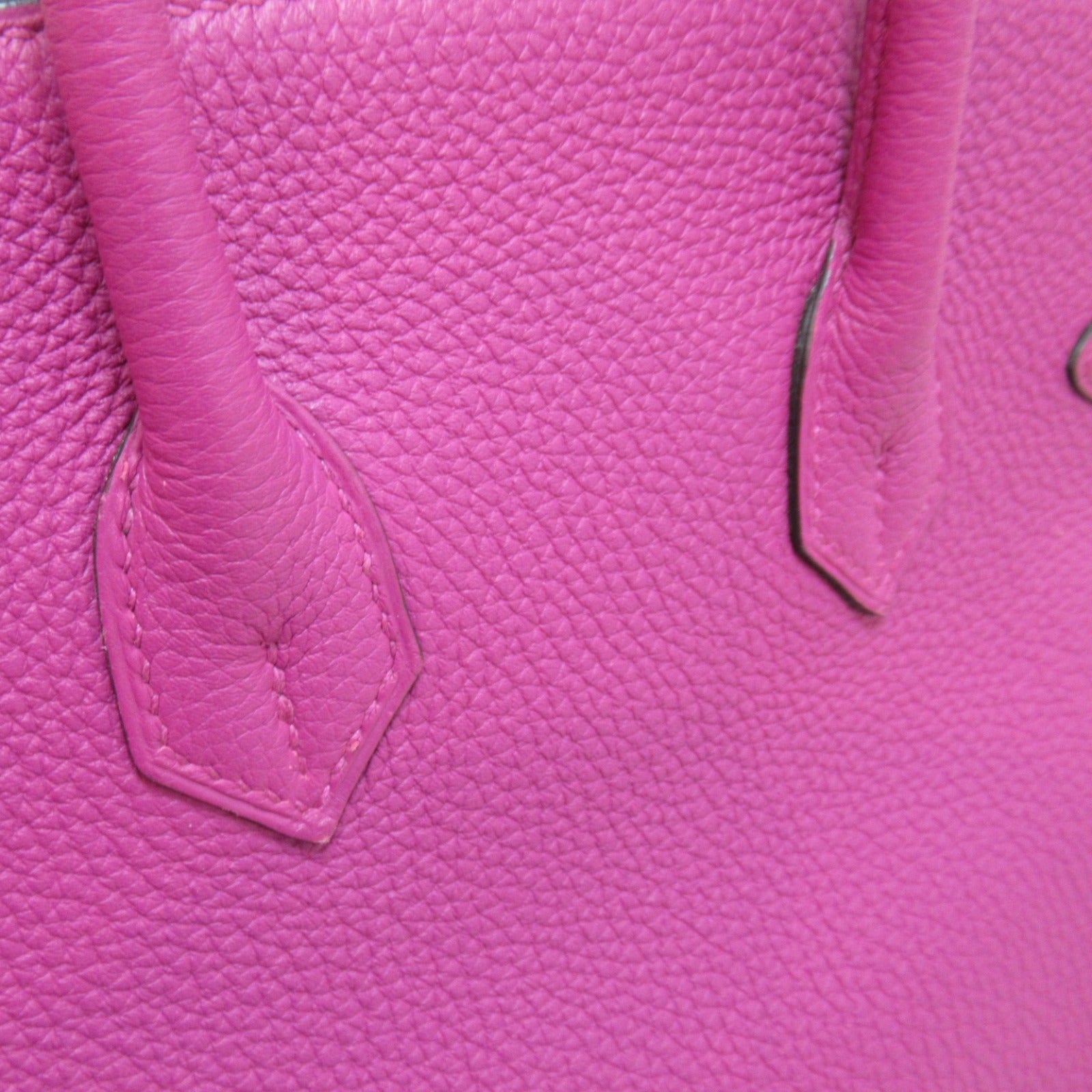 HERMES Togo皮革Birkin 25銀扣手挽袋Rose Pourpre玫瑰紫色