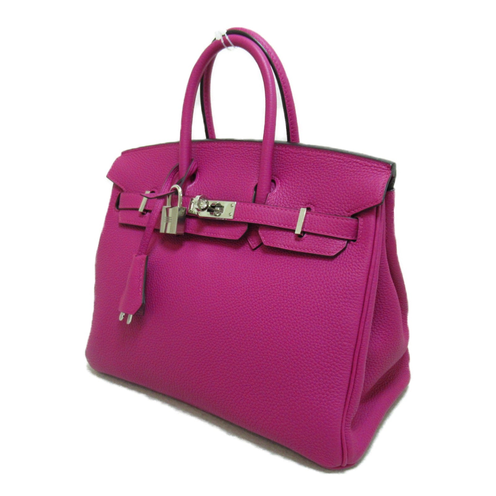HERMES Togo皮革Birkin 25銀扣手挽袋Rose Pourpre玫瑰紫色