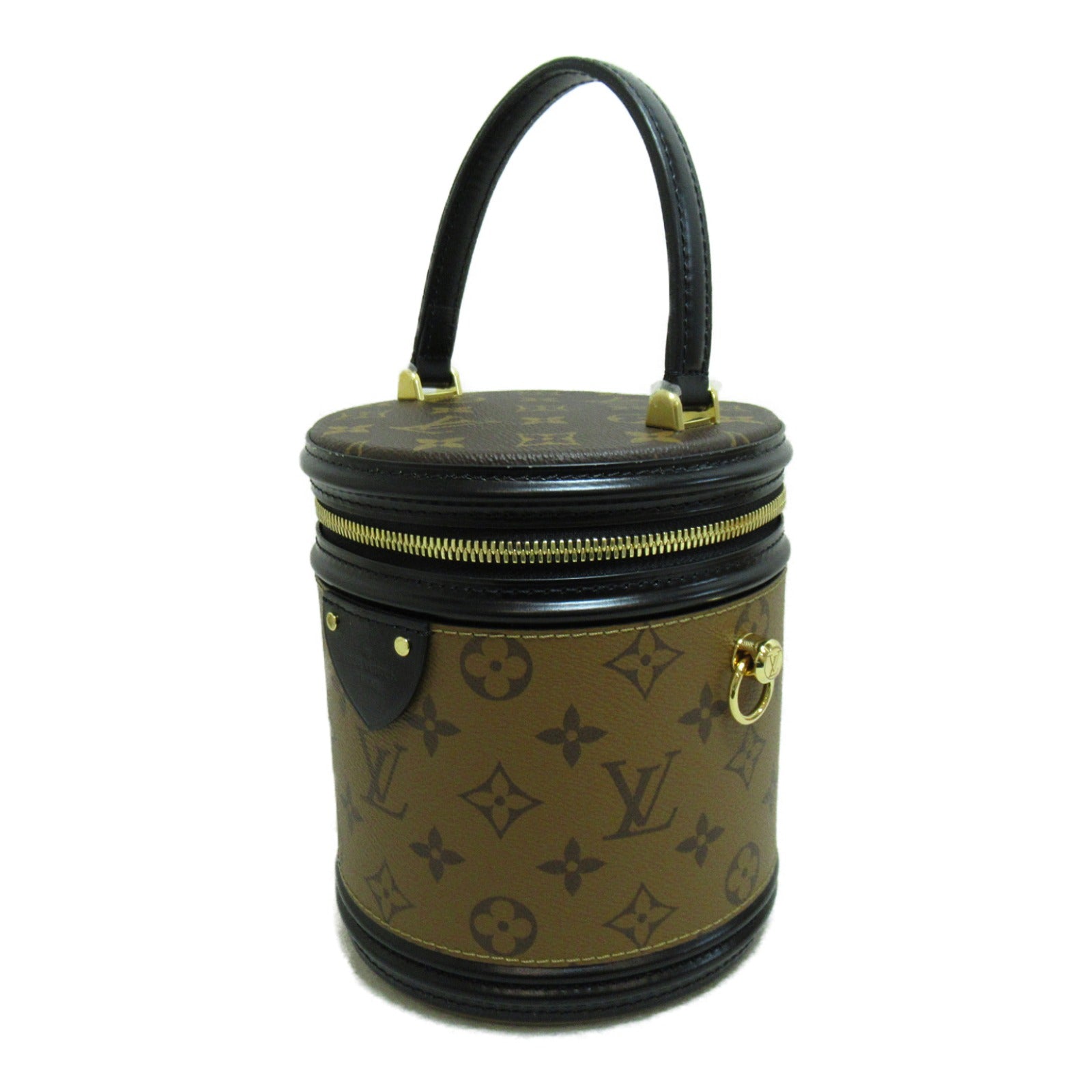 LOUIS VUITTON **【激減優惠】Monogram Reverse Cannes金扣手挽肩背兩用袋啡色