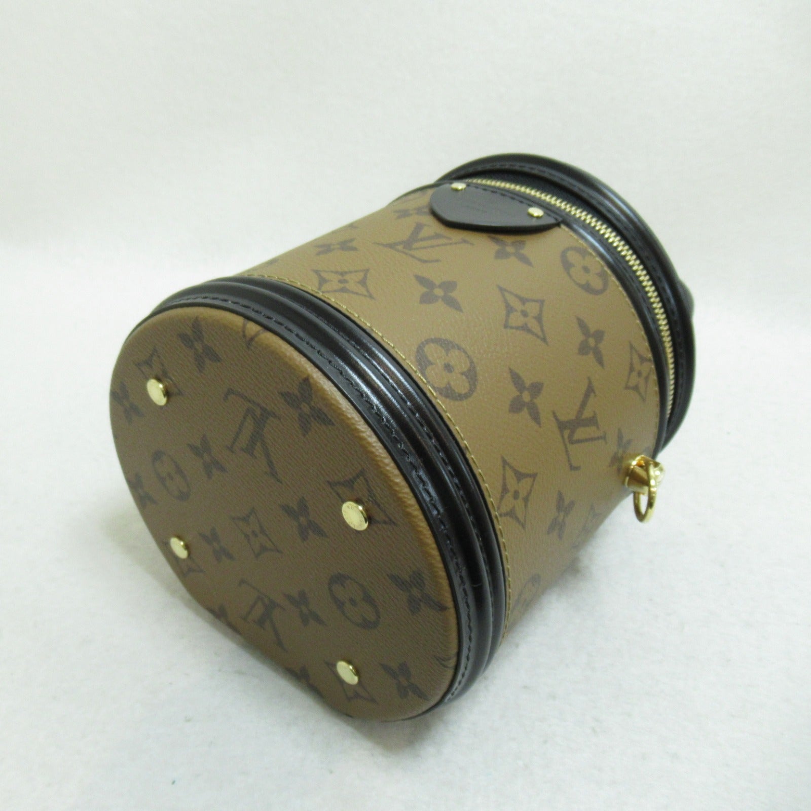 LOUIS VUITTON **【激減優惠】Monogram Reverse Cannes金扣手挽肩背兩用袋啡色
