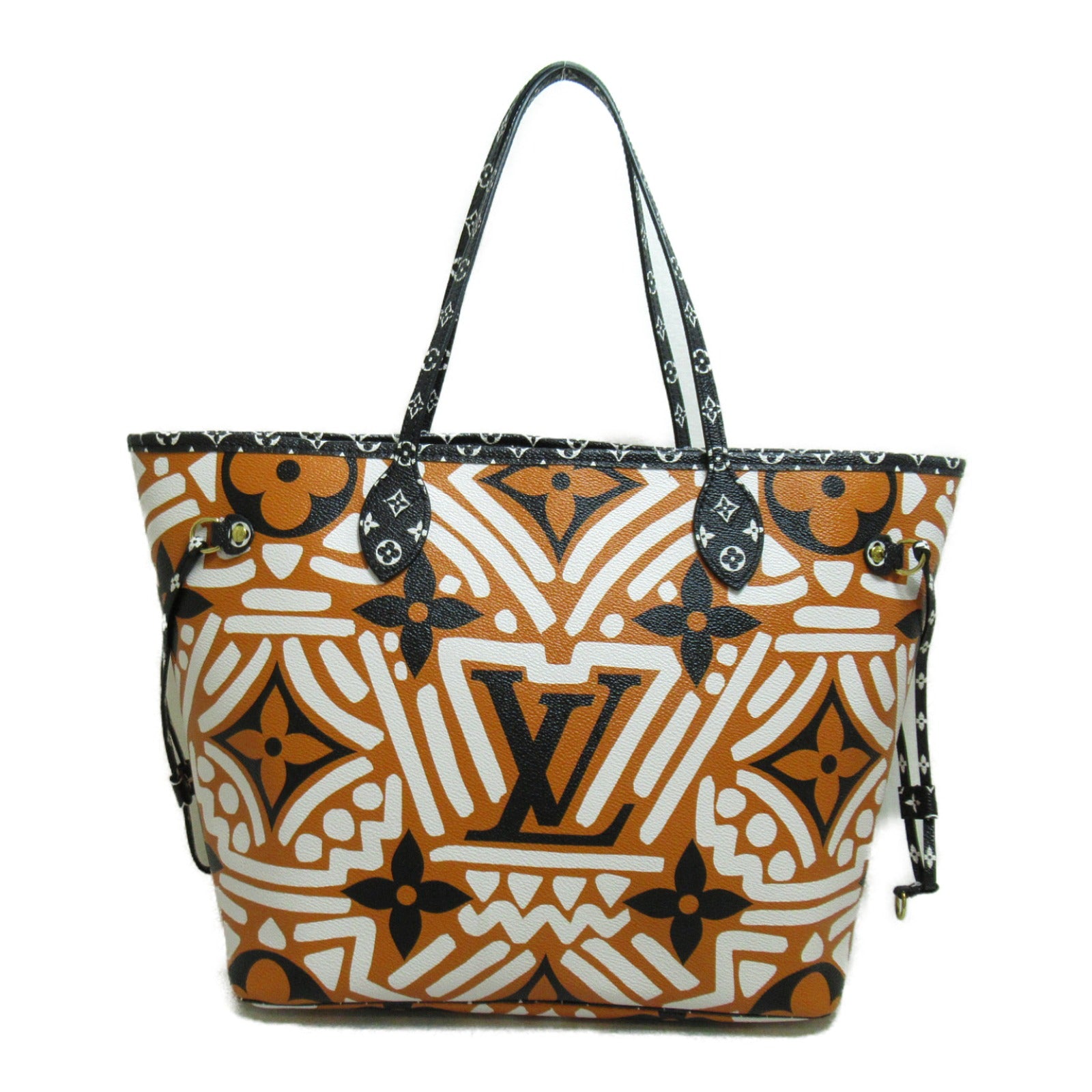 LOUIS VUITTON Monogram Giant Crafty Neverfull MM手挽袋/肩背袋啡色