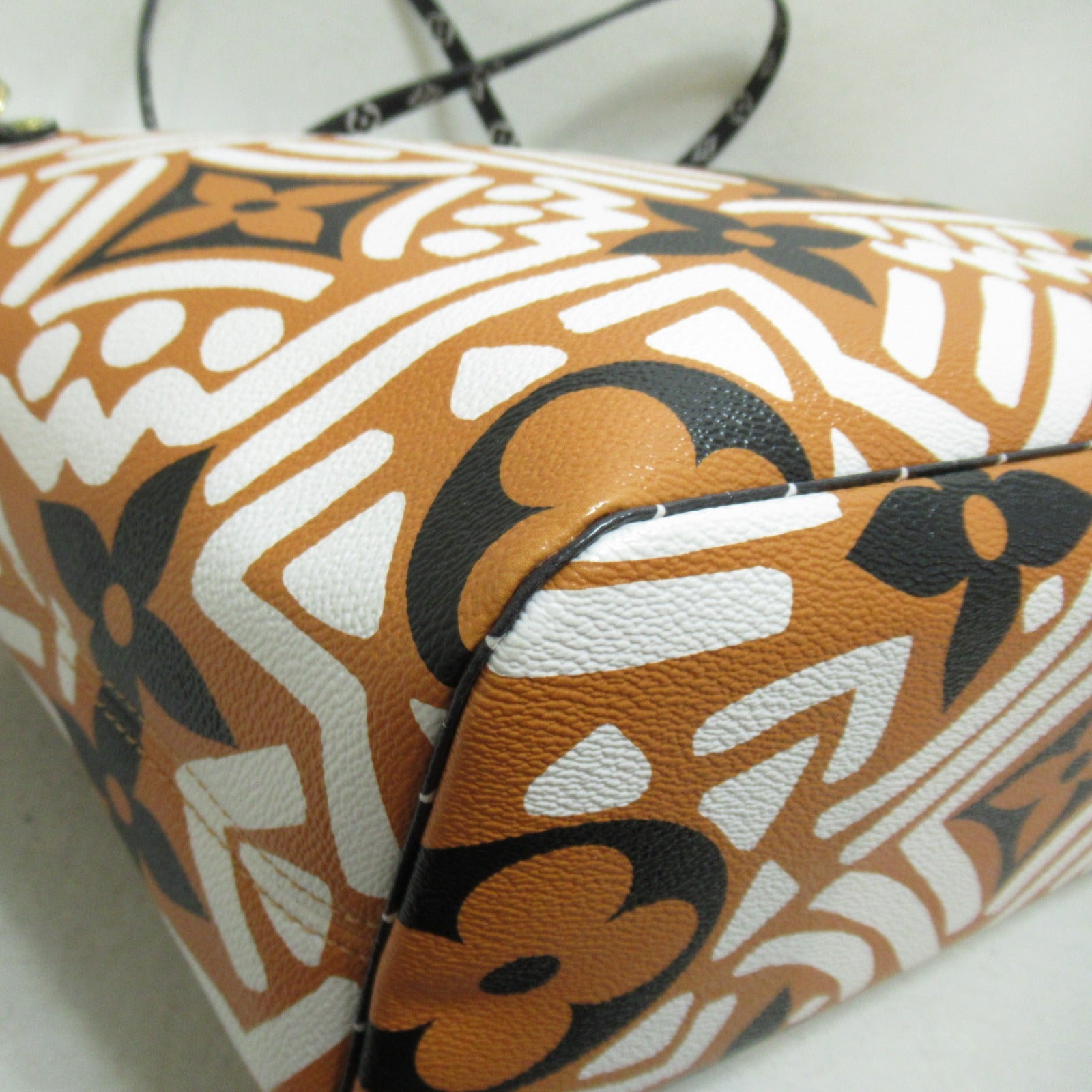 LOUIS VUITTON Monogram Giant Crafty Neverfull MM手挽袋/肩背袋啡色