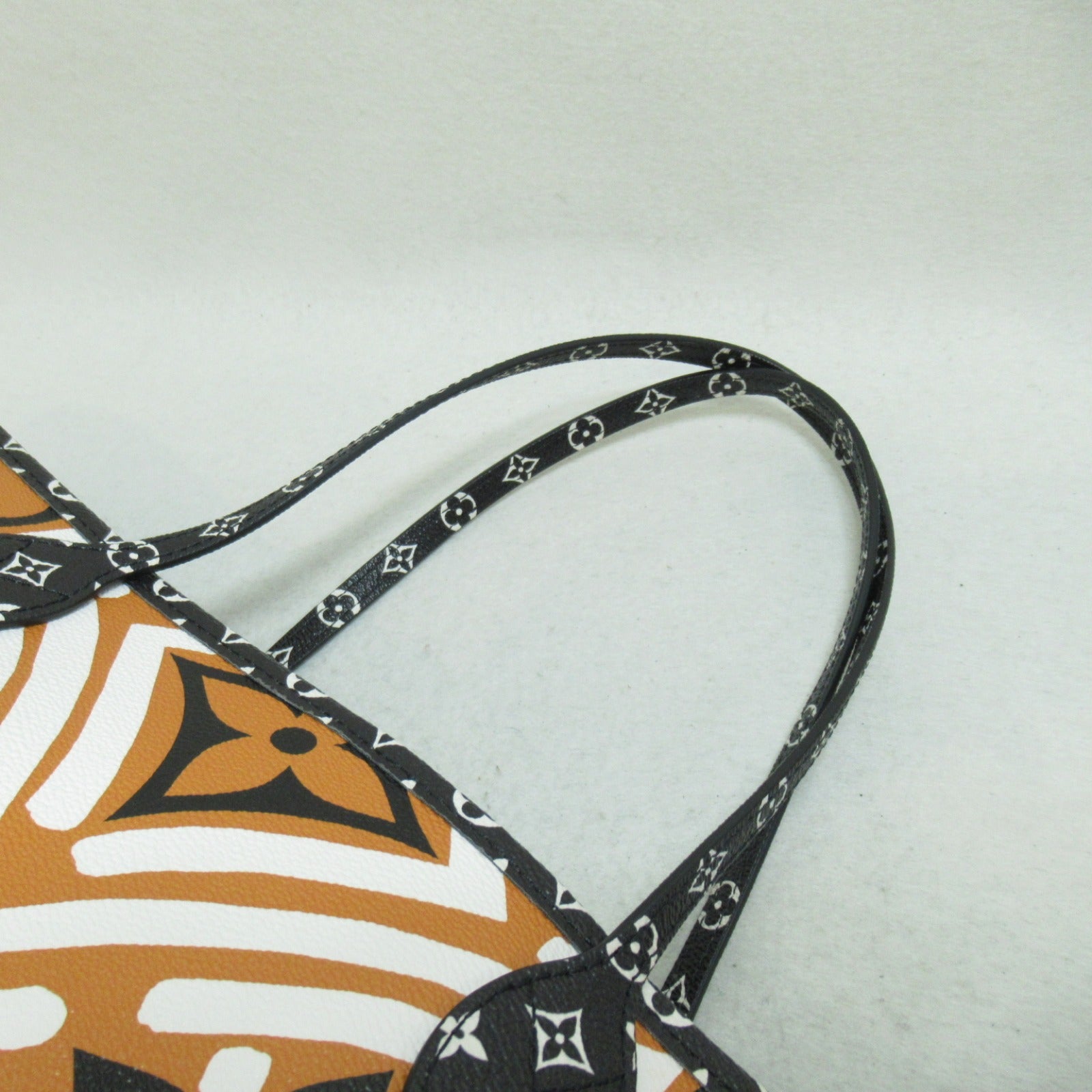 LOUIS VUITTON Monogram Giant Crafty Neverfull MM手挽袋/肩背袋啡色
