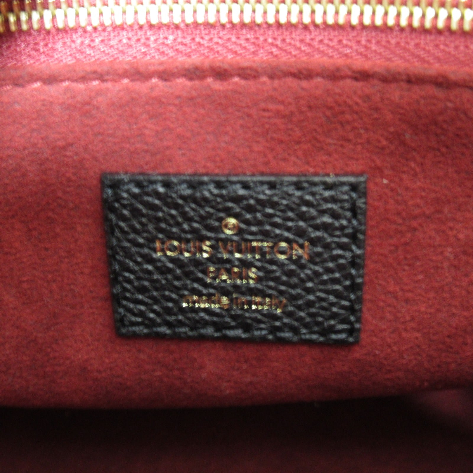 LOUIS VUITTON **【激減優惠】Monogram Empreinte On The Go PM金扣手挽肩背兩用袋黒色/米色