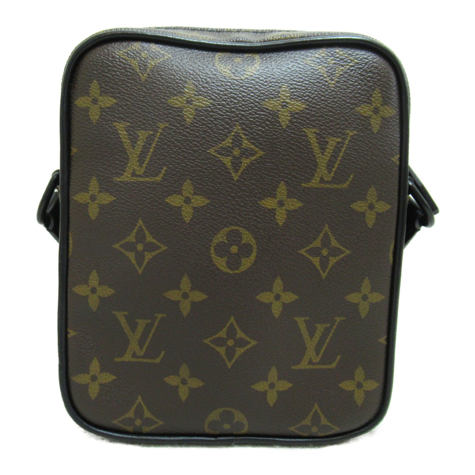 LOUIS VUITTON Monogram Macassar Christopher Wearable Wallet肩背袋黑色/啡色
