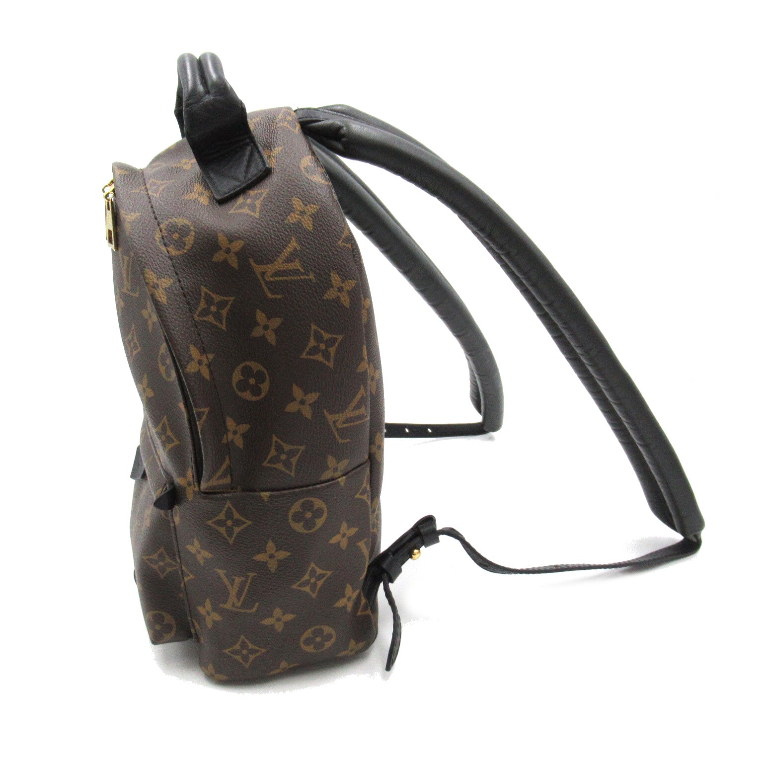 LOUIS VUITTON Monogram Palm Springs PM金扣背包啡色