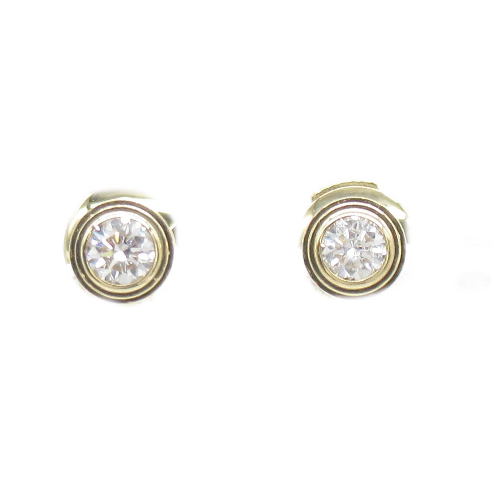 CARTIER 18K黃金d'Amour Diamond Earrings鑽石耳環